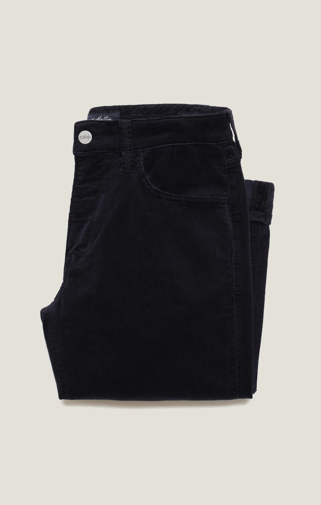Charisma Relaxed Straight Pants in Navy Cord - Image 10