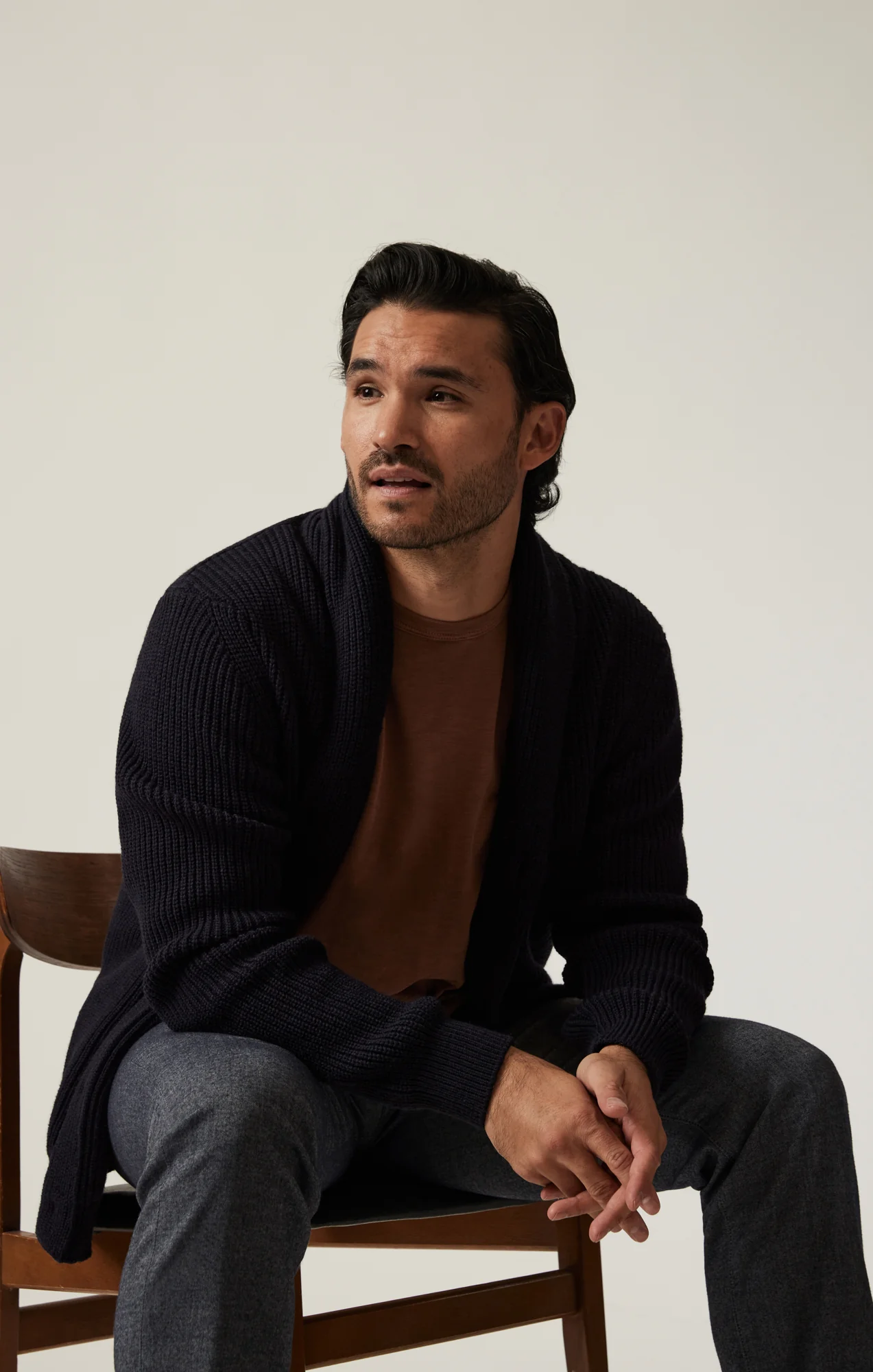 Charisma Relaxed Straight Pants in Navy Elite - Image 6