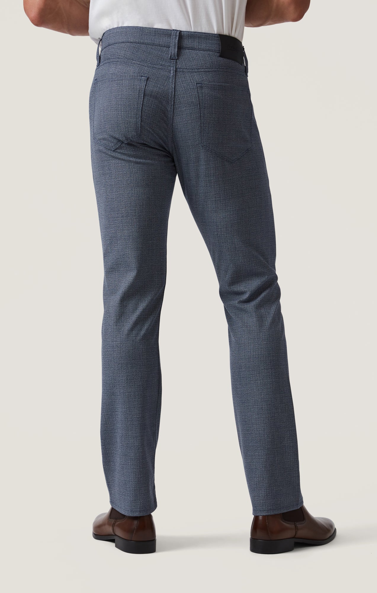 Charisma Relaxed Straight Pants in Navy Fancy - Image 4