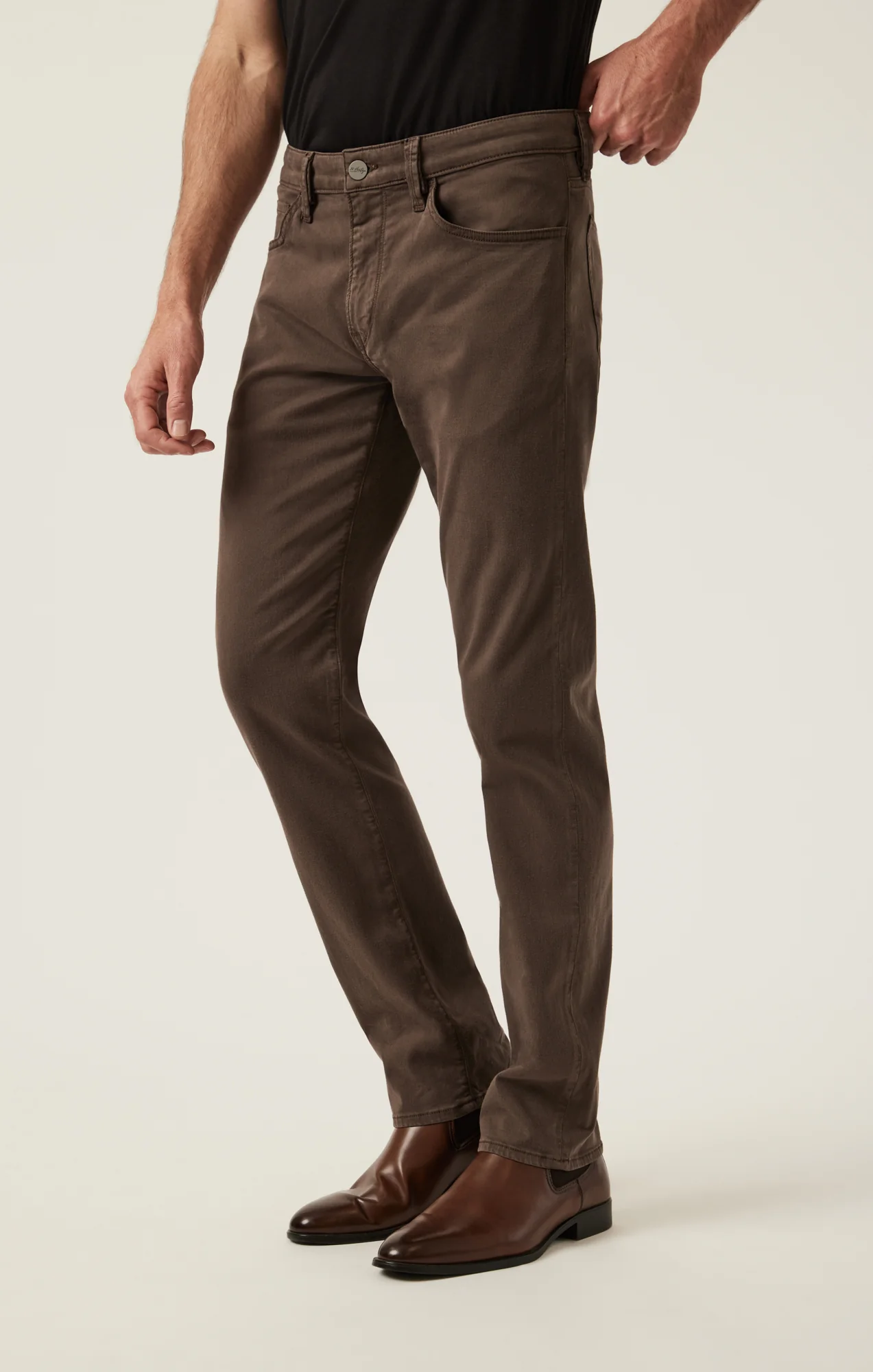 Charisma Relaxed Straight Pants in Oak Twill - Image 3