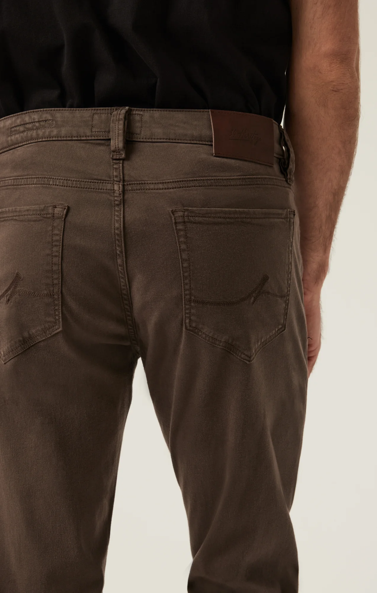 Charisma Relaxed Straight Pants in Oak Twill - Image 5