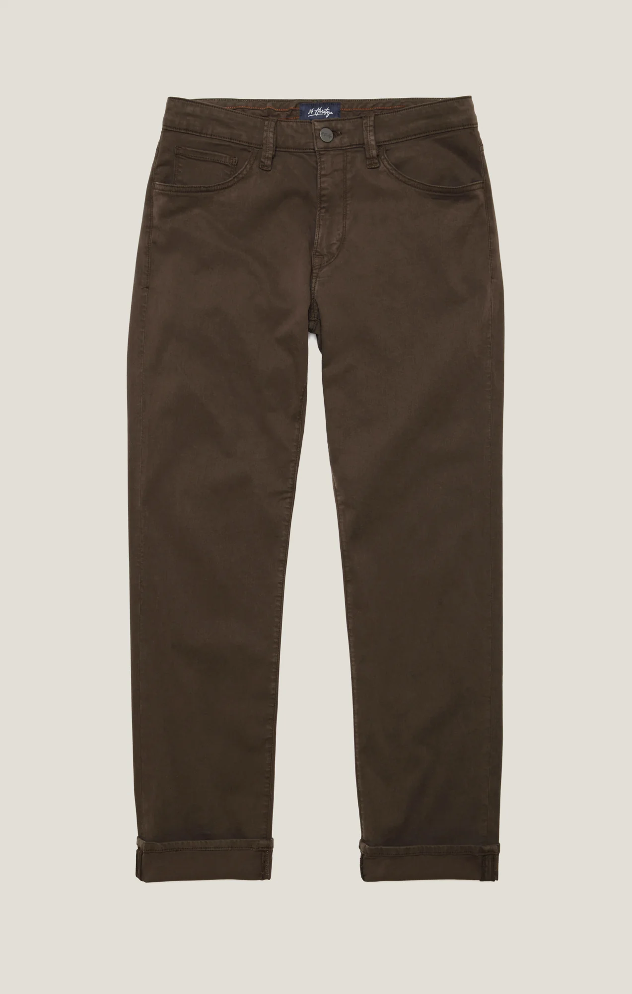 Charisma Relaxed Straight Pants in Oak Twill - Image 9