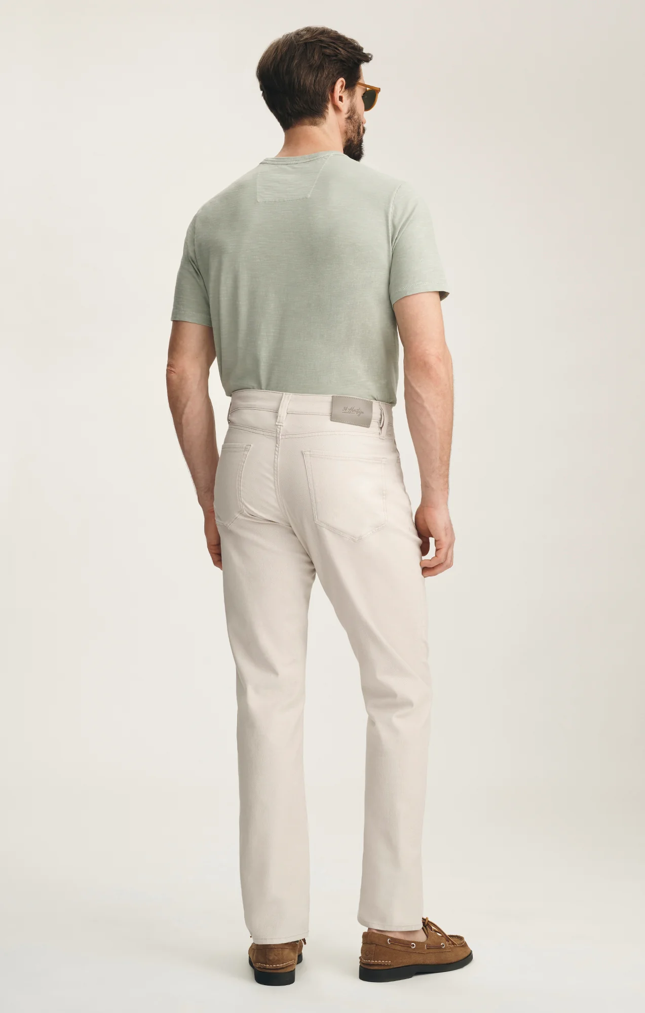 Charisma Relaxed Straight Pants In Oat Honeycomb - Image 5
