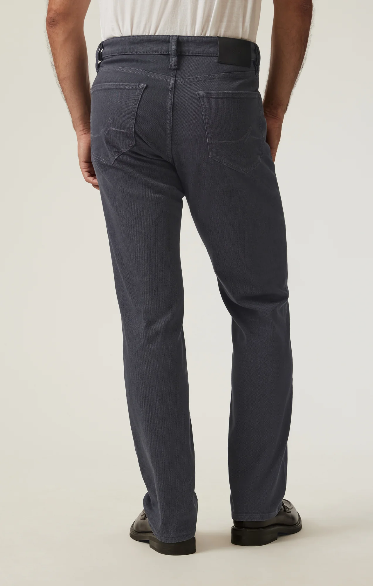 Charisma Relaxed Straight Pants in Slate Diagonal - Image 4