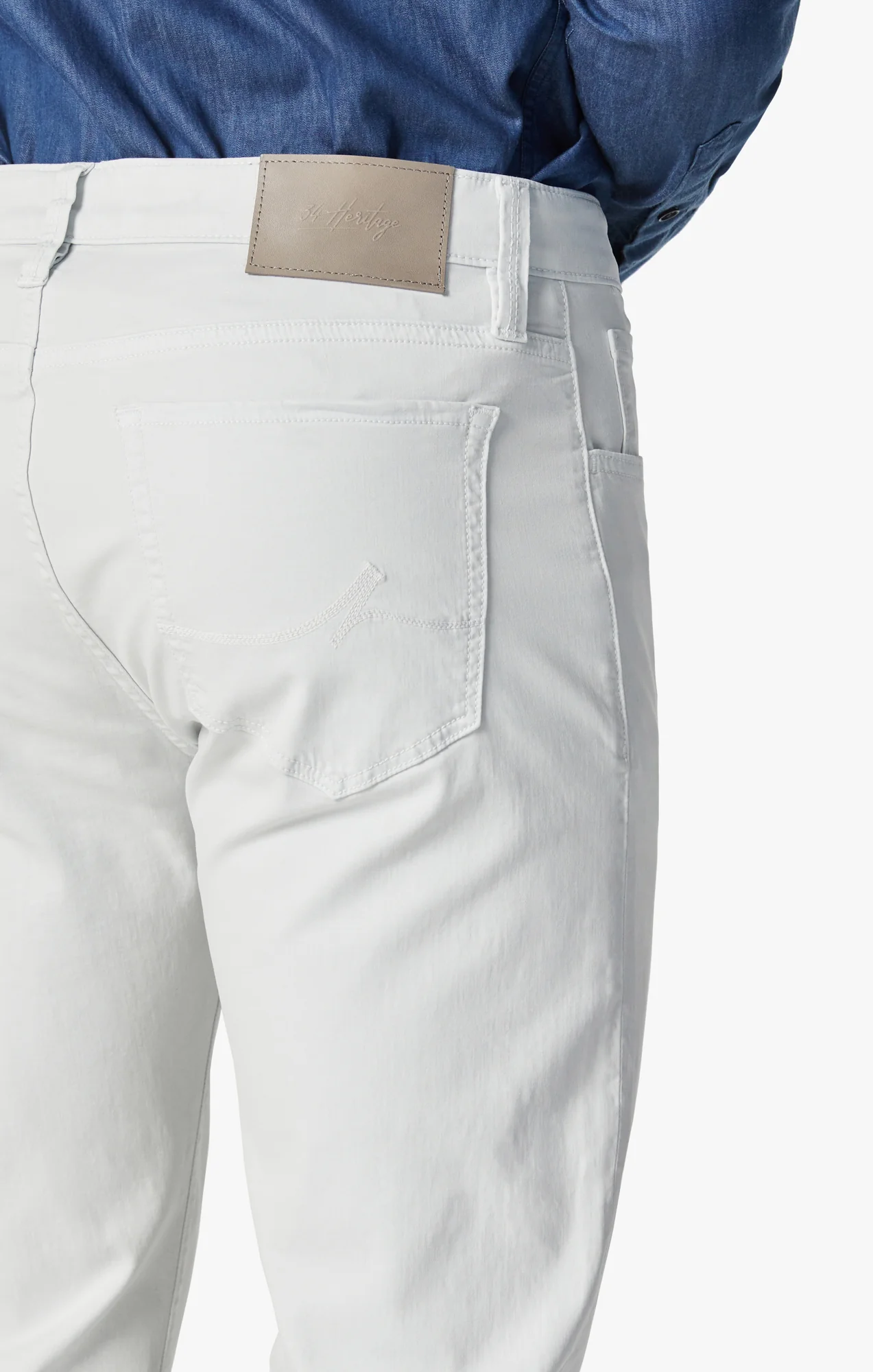 Charisma Relaxed Straight Pants In Stone Twill - Image 5