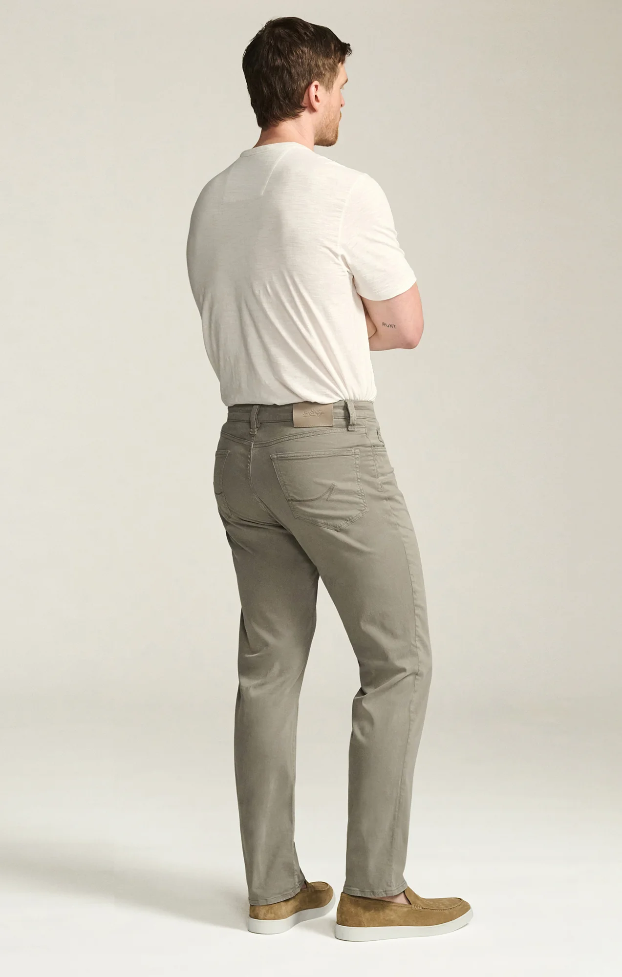 Charisma Relaxed Straight Pants in Storm Twill - Image 3