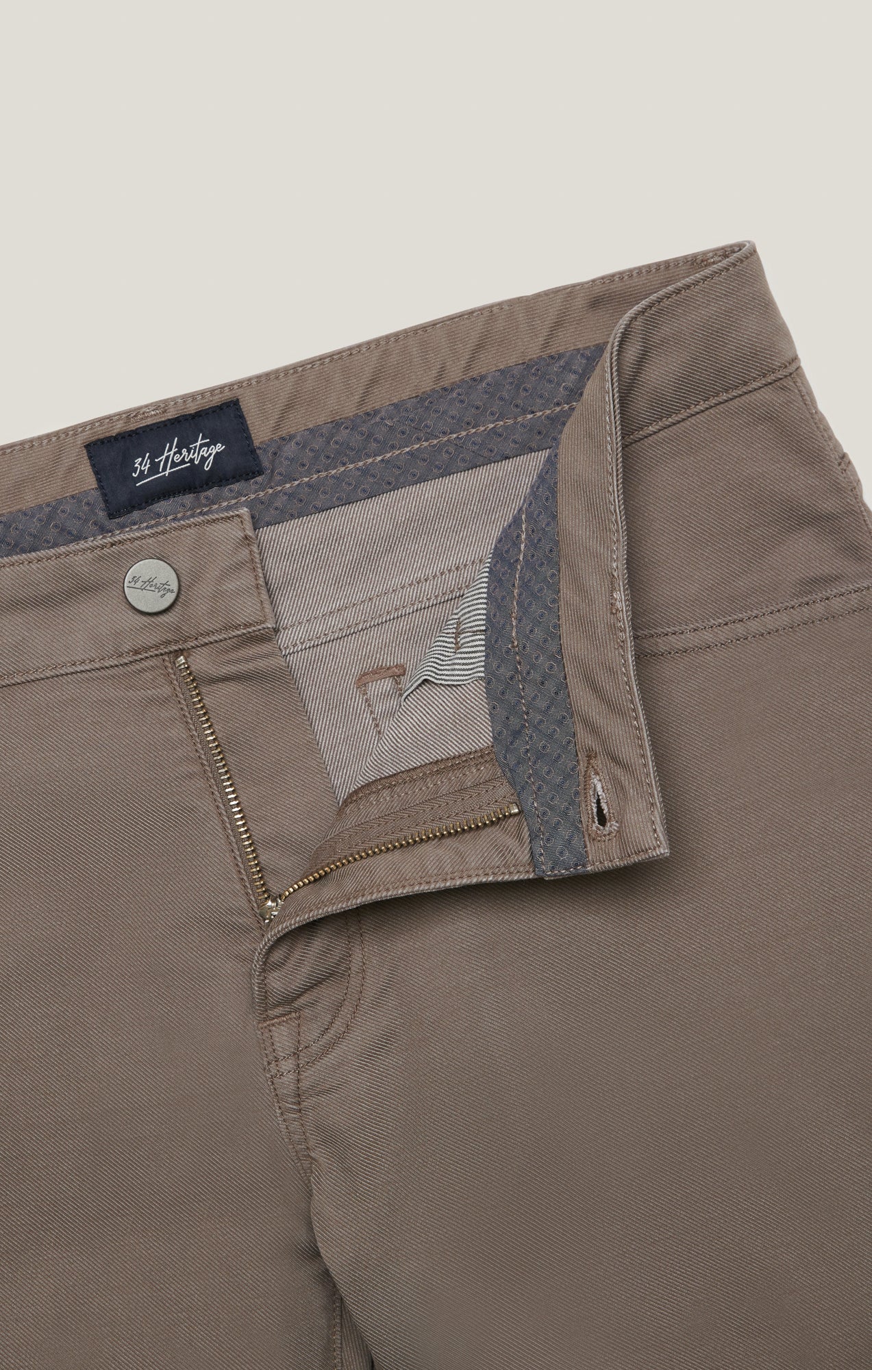 Charisma Relaxed Straight Pants in Taupe Coolmax - Image 11