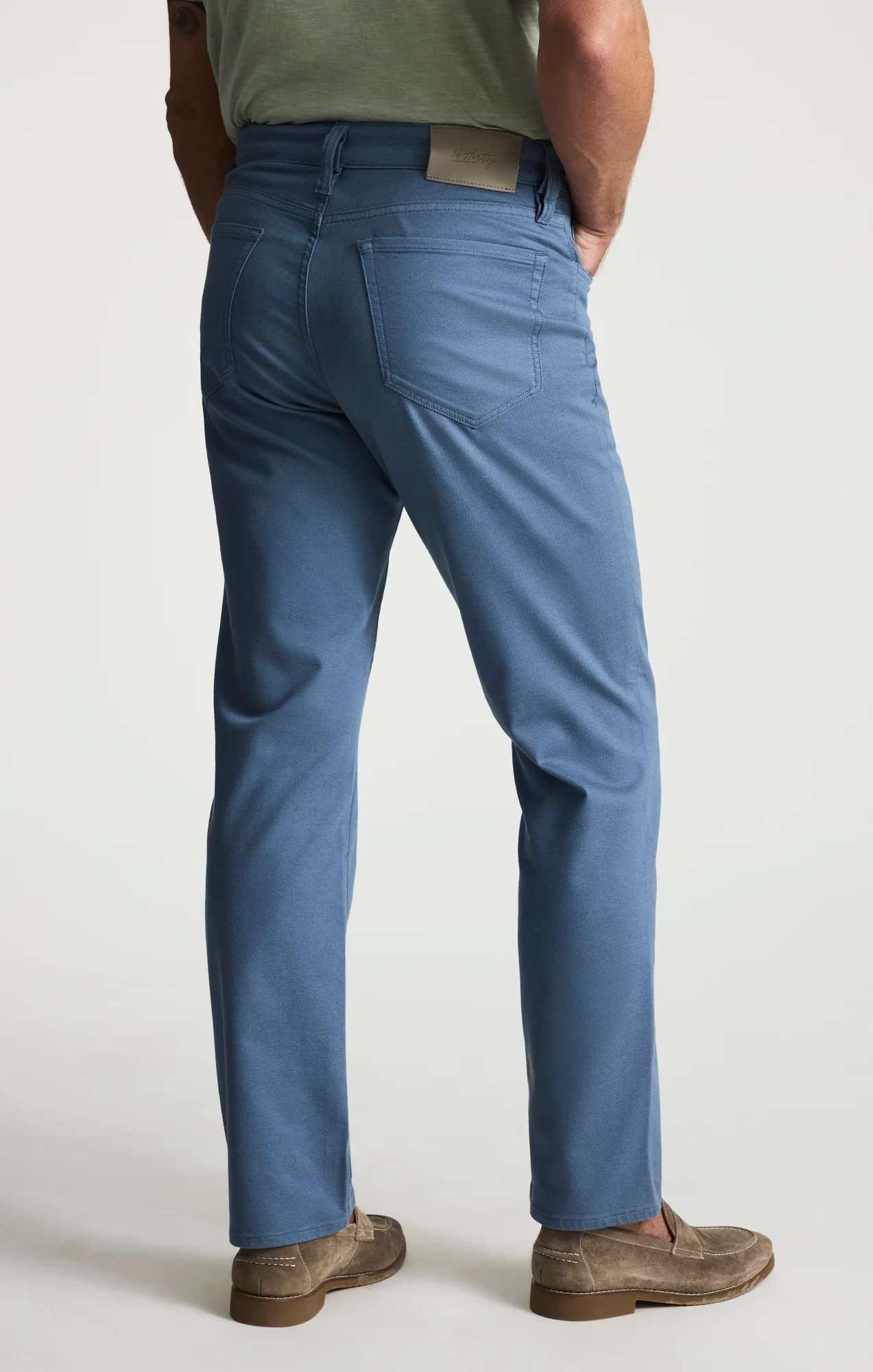 Charisma Relaxed Straight Pants In Vintage Indigo Coolmax - Image 3