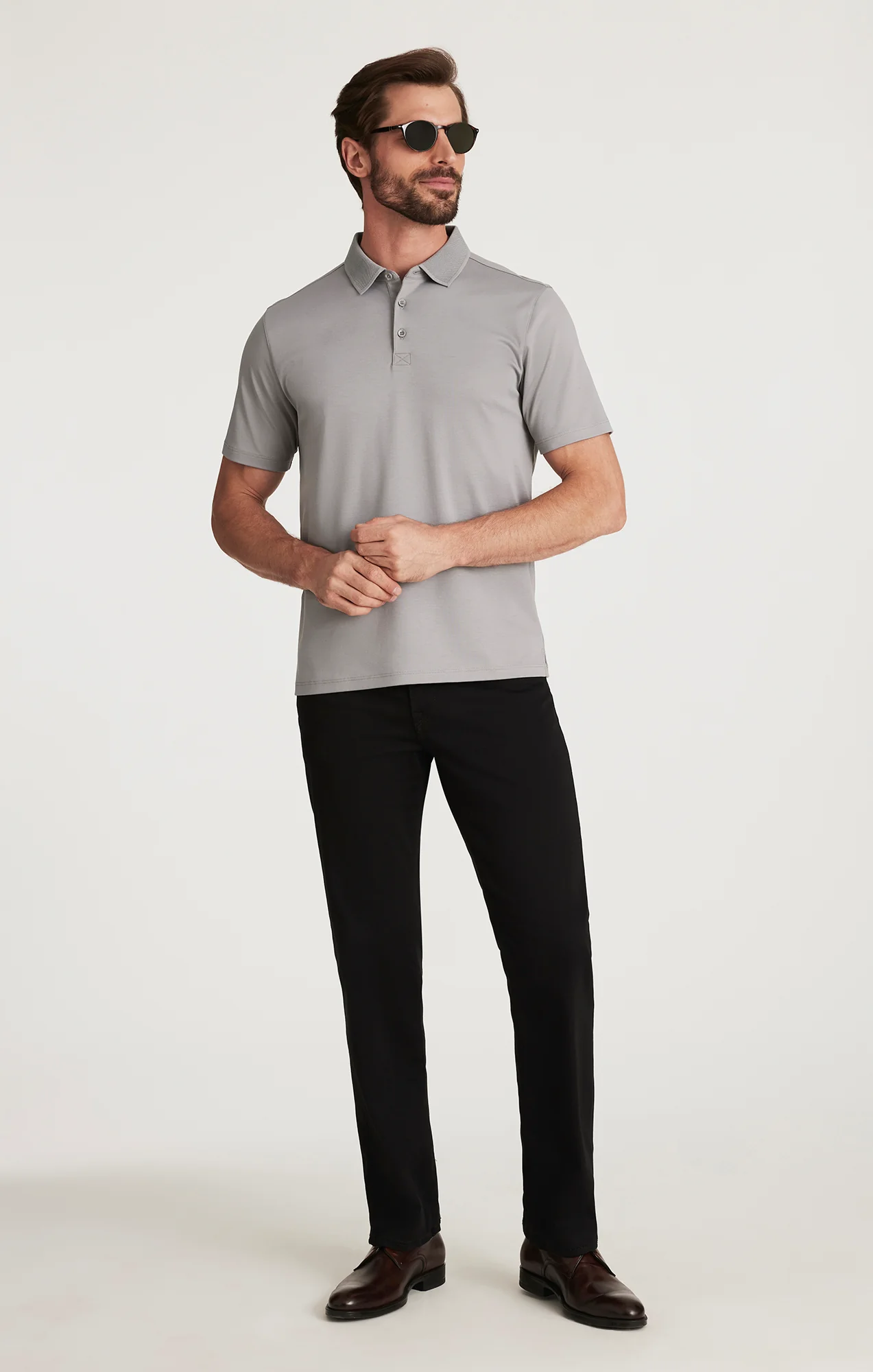 Charisma Relaxed Straight Pants In Select Double Black - Image 6