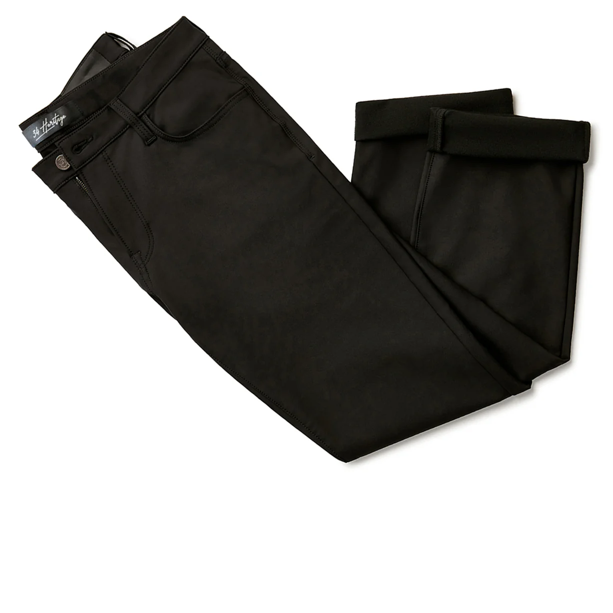Charisma Relaxed Straight Pants In Select Double Black - Image 7
