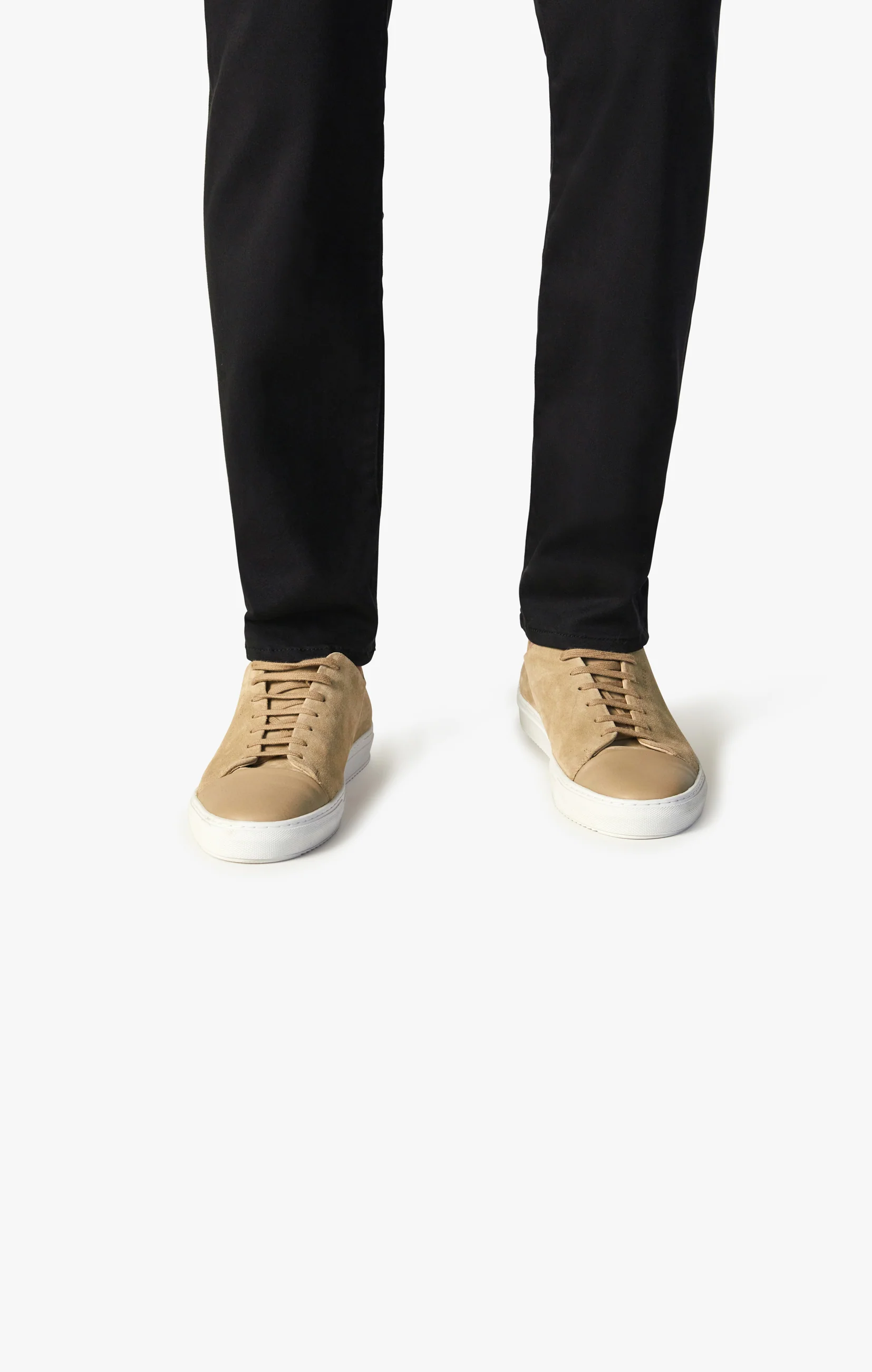 Cool Tapered Leg Pants in Select Double Black - Image 5