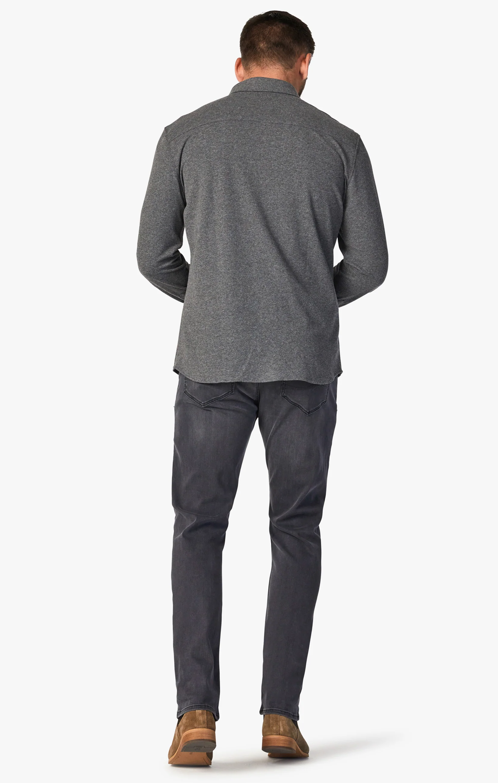 Cool Tapered Leg Jeans In Grey Urban - Image 4