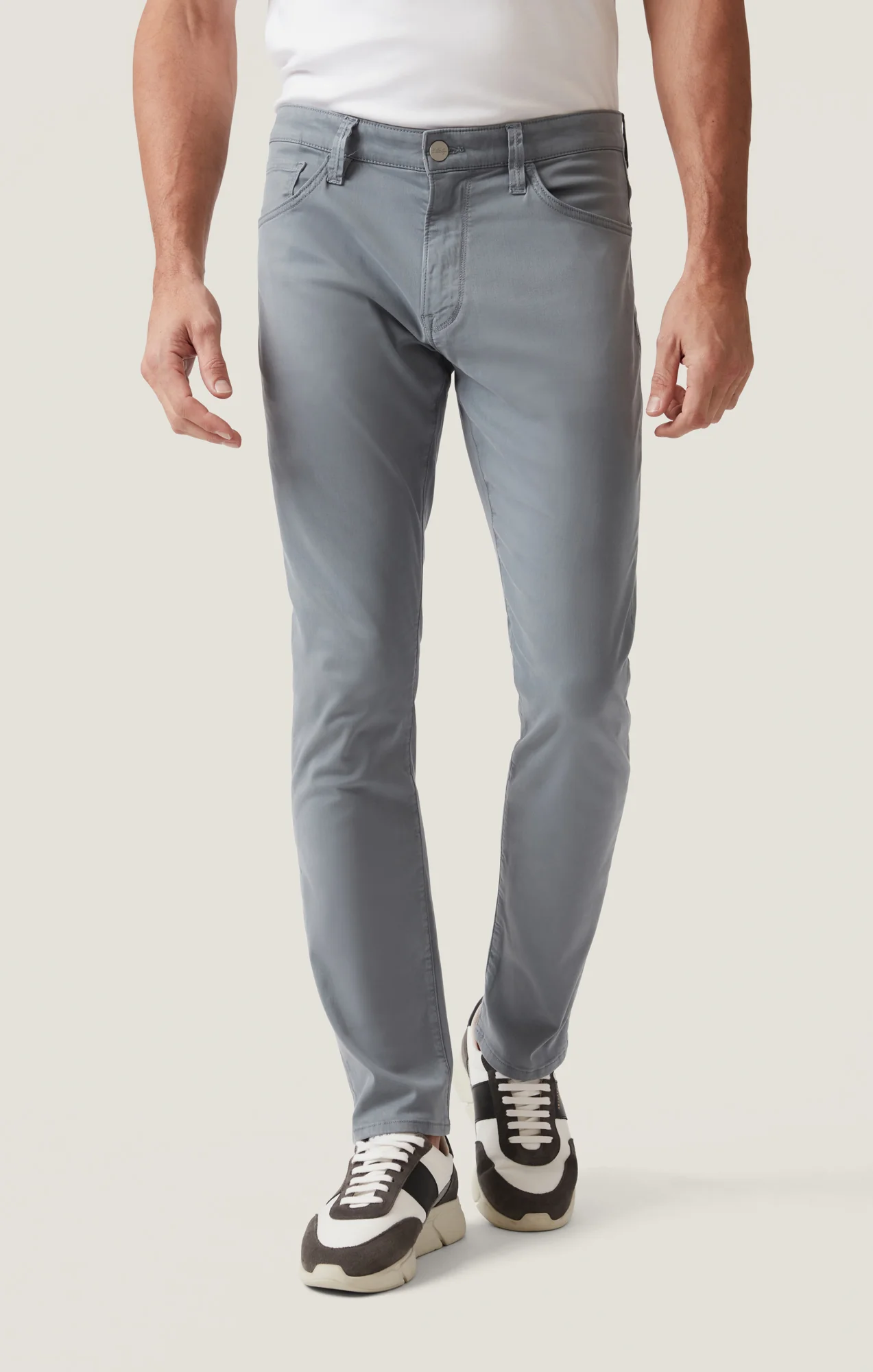 Cool Tapered Leg Pants in Alloy Twill - Image 2