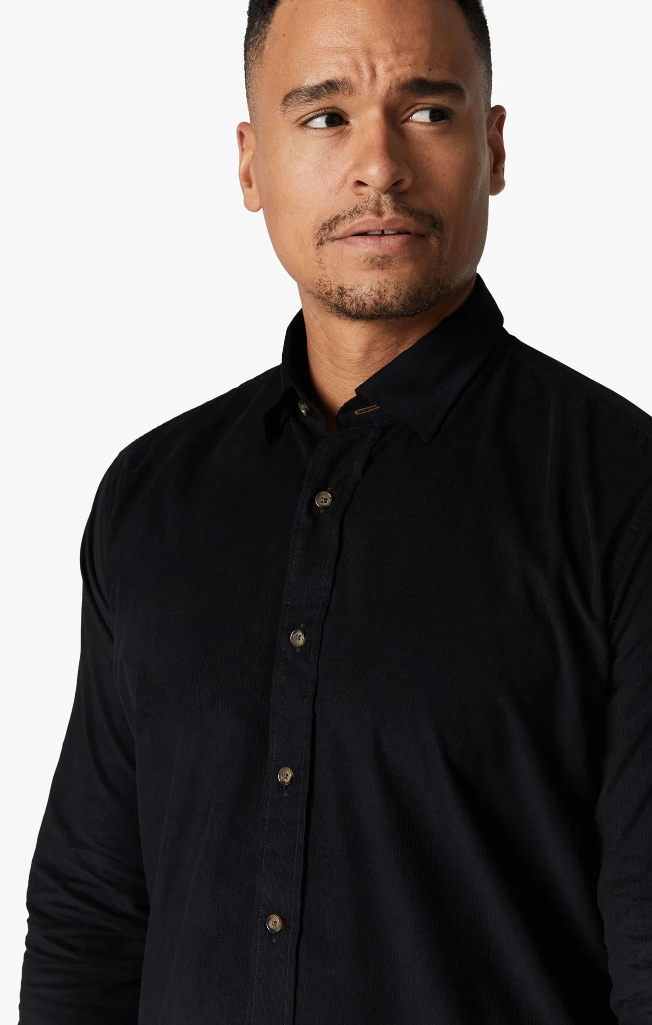 Corduroy Shirt In Total Eclipse - Image 5