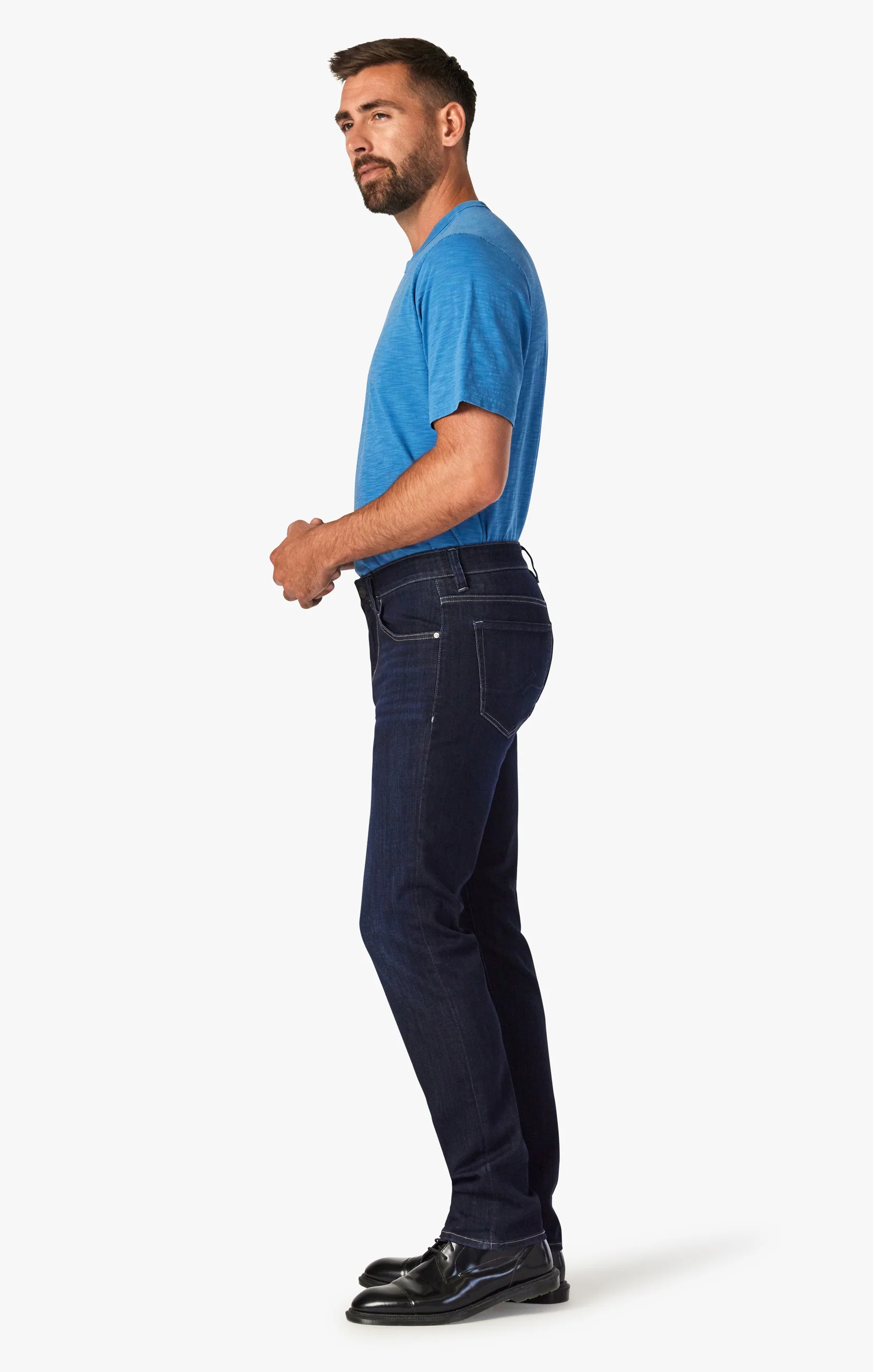 Courage Straight Leg Jeans In Deep Refined - Image 3