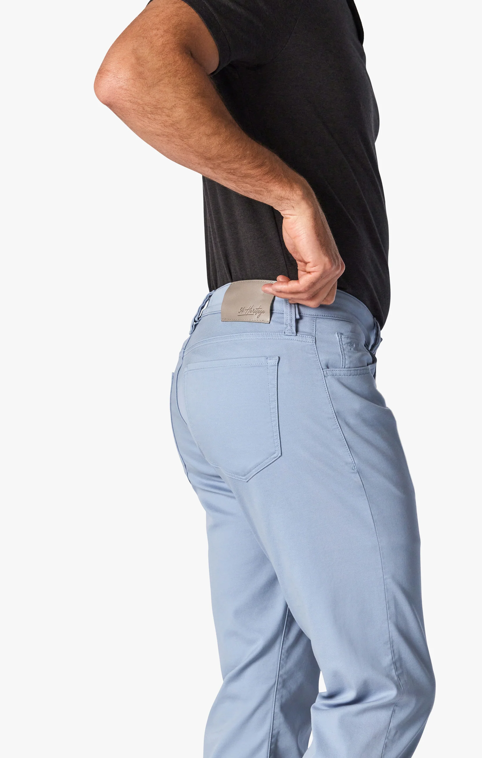 Courage Straight Leg Pants In French Blue Summer Coolmax - Image 4