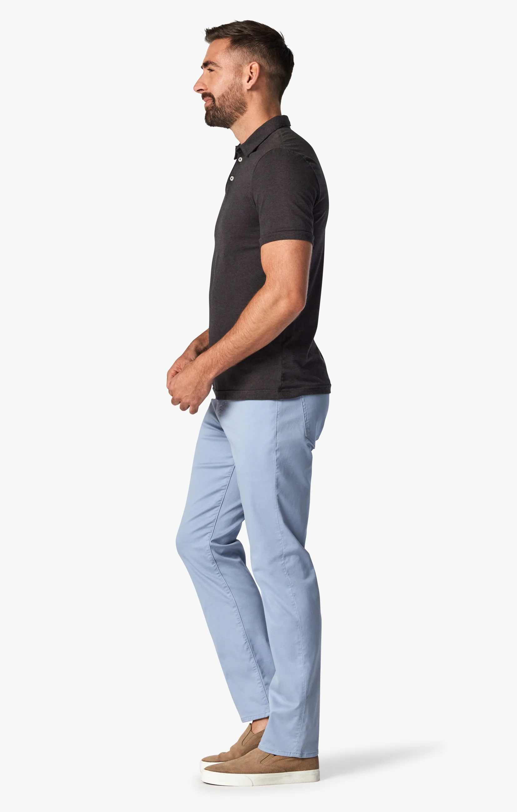 Courage Straight Leg Pants In French Blue Summer Coolmax - Image 5