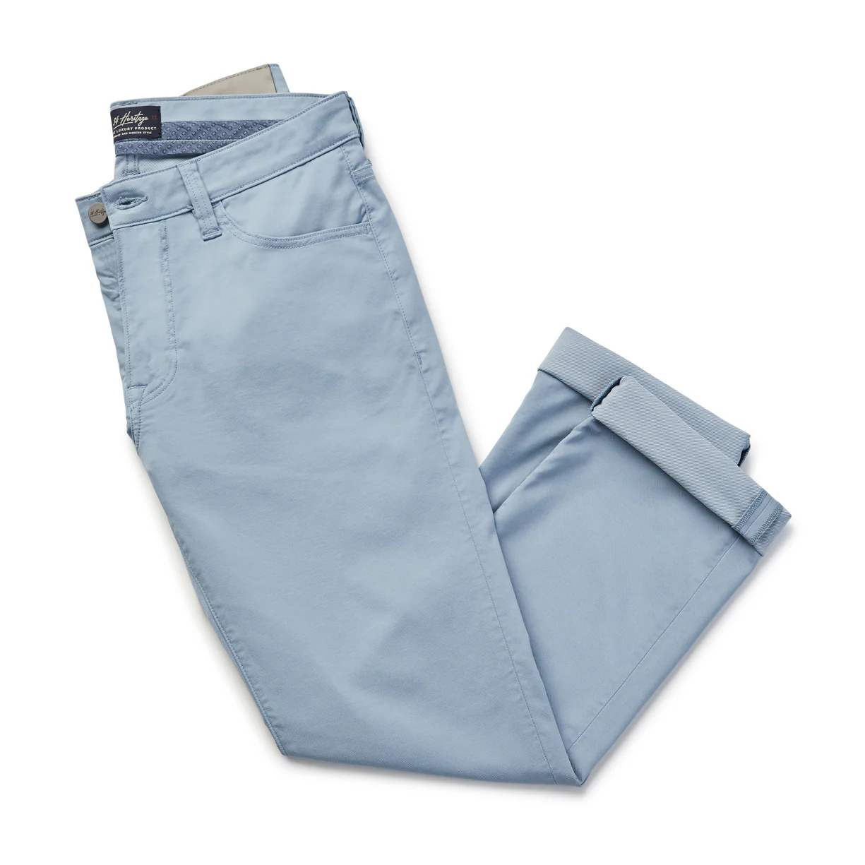 Courage Straight Leg Pants In French Blue Summer Coolmax - Image 7