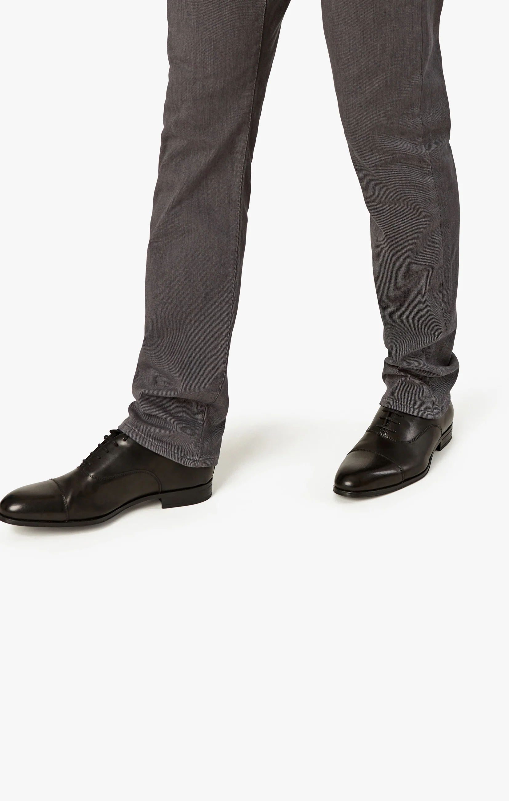 Courage Straight Leg Pants In Grey Diagonal - Image 8
