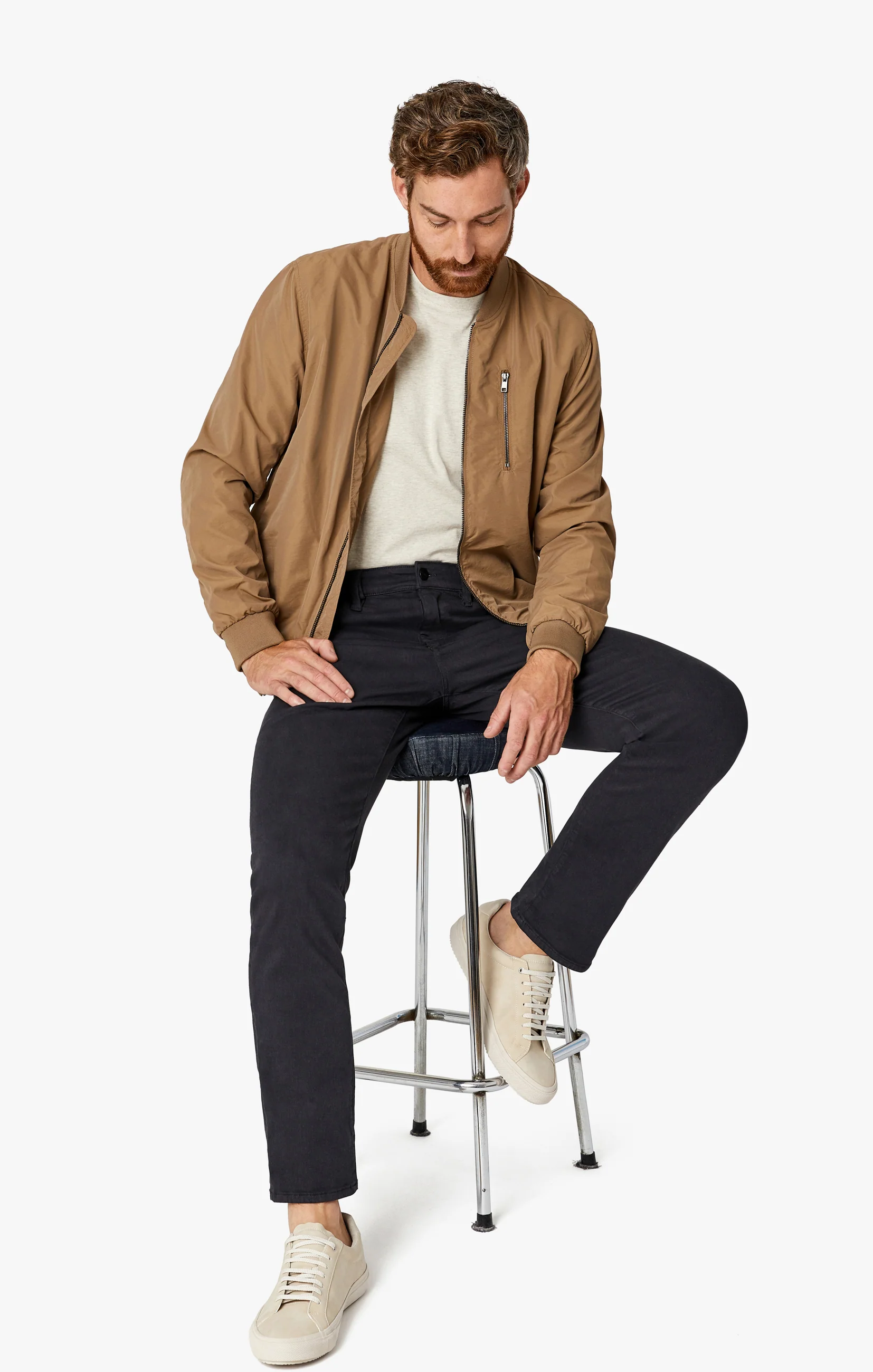 Courage Straight Leg Pants In Iron Comfort - Image 9