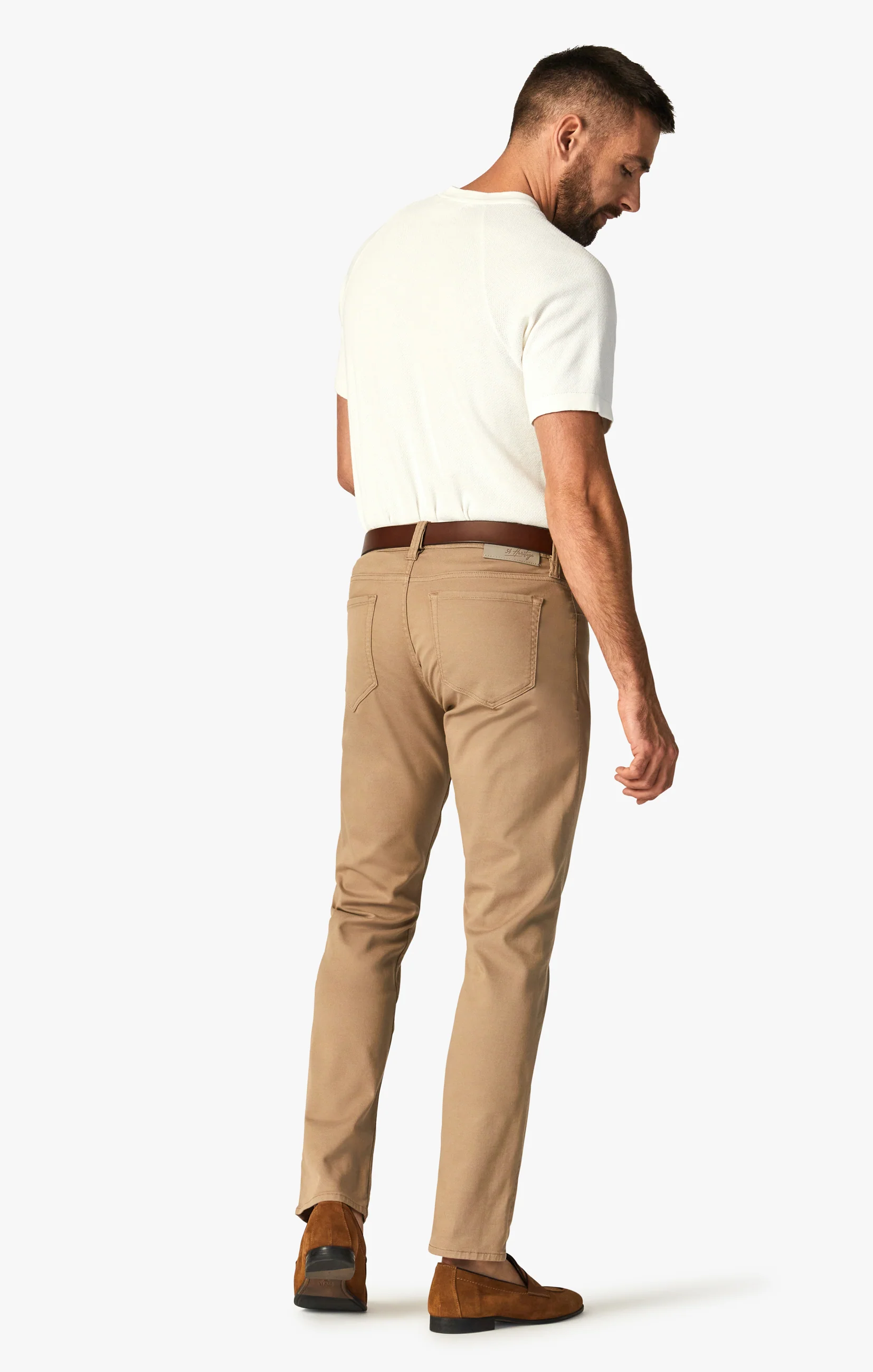 Courage Straight Leg Pants In Khaki Summer Coolmax - Image 4