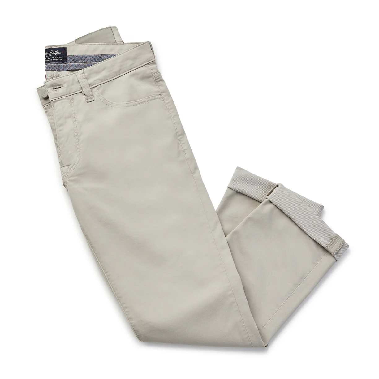 Courage Straight Leg Pants In Oyster Summer Coolmax - Image 7