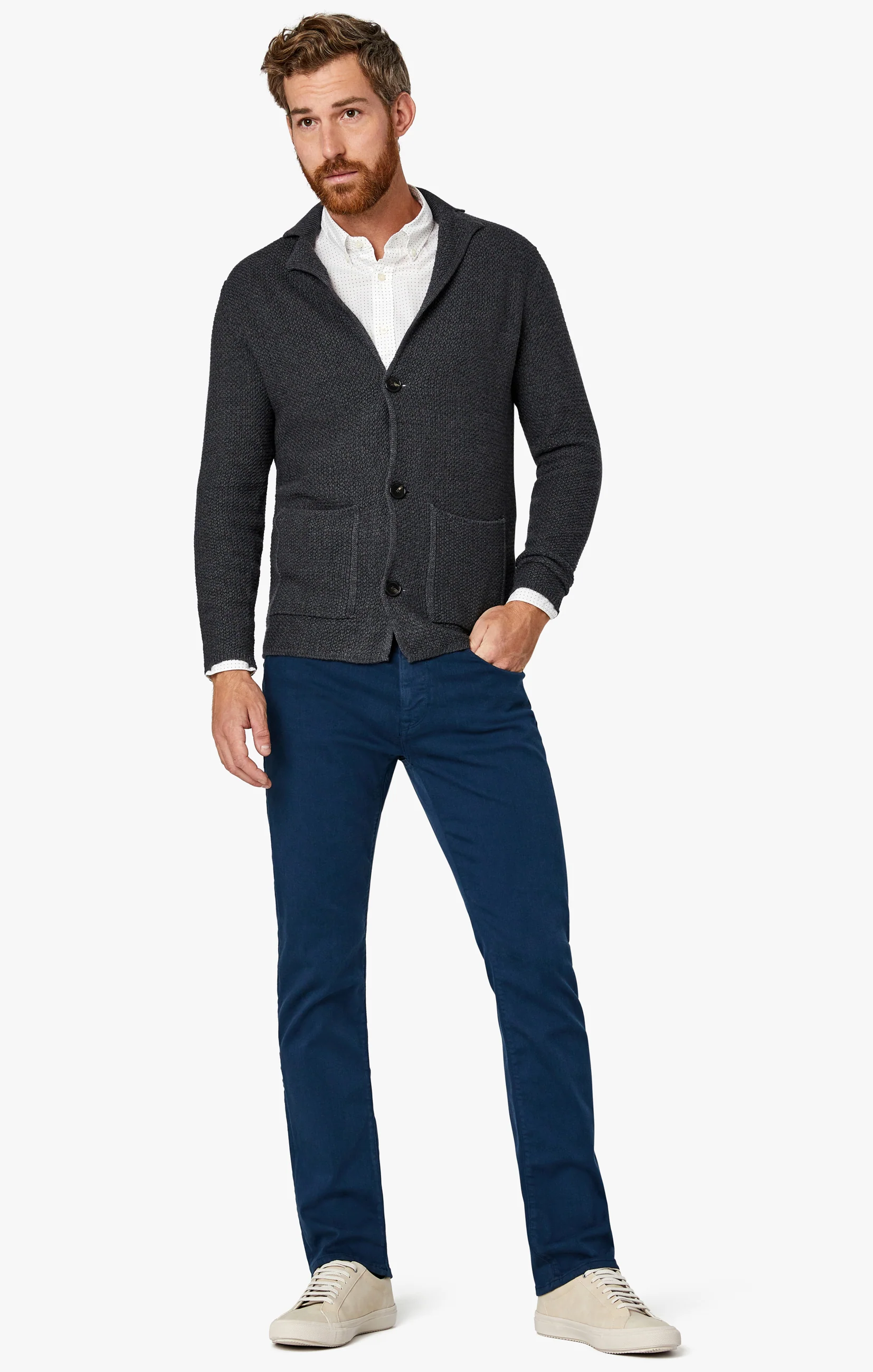 Courage Straight Leg Pants In Petrol Comfort - Image 8