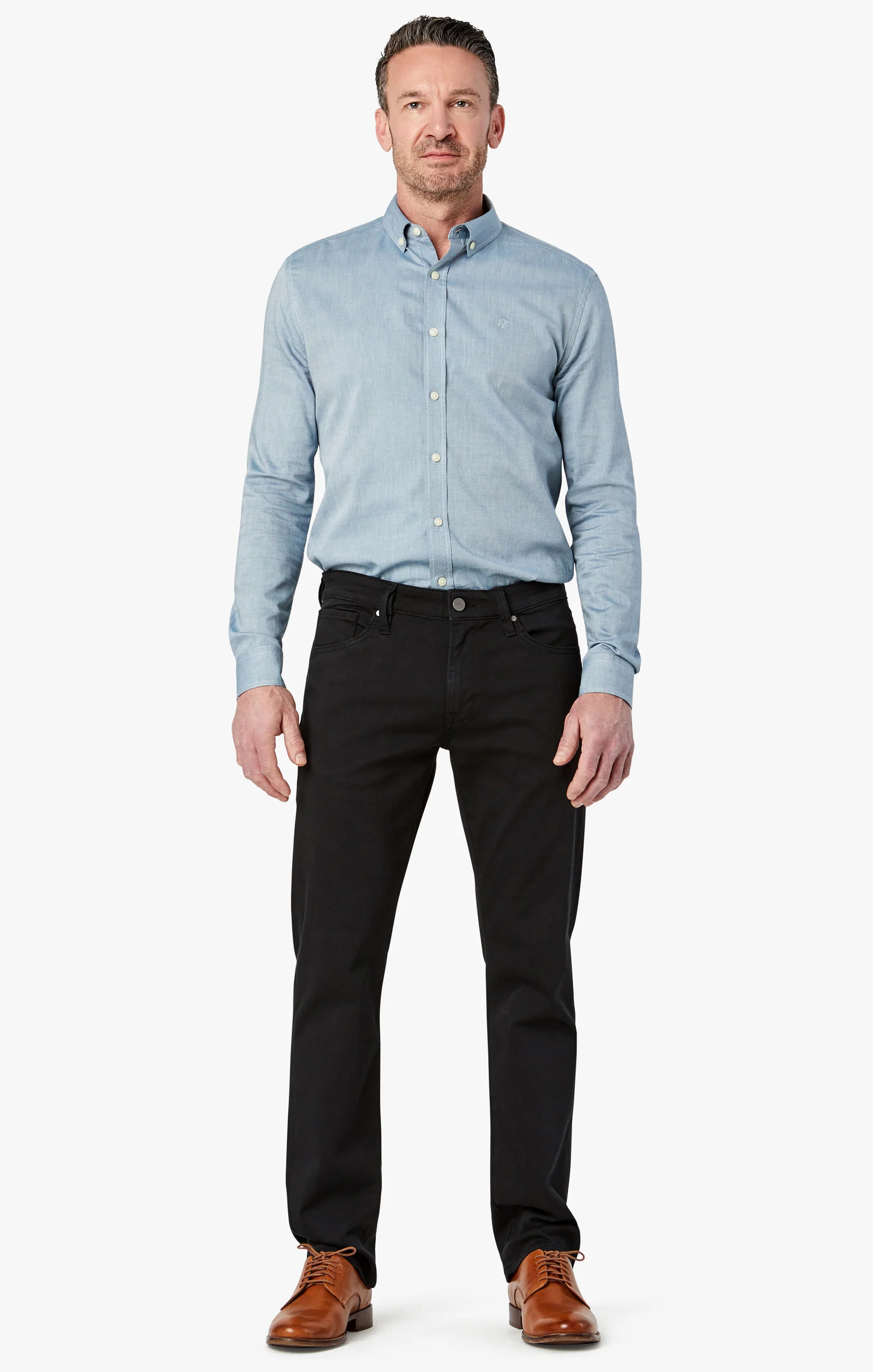 Courage Straight Leg Pants In Select Double Black - Image 3