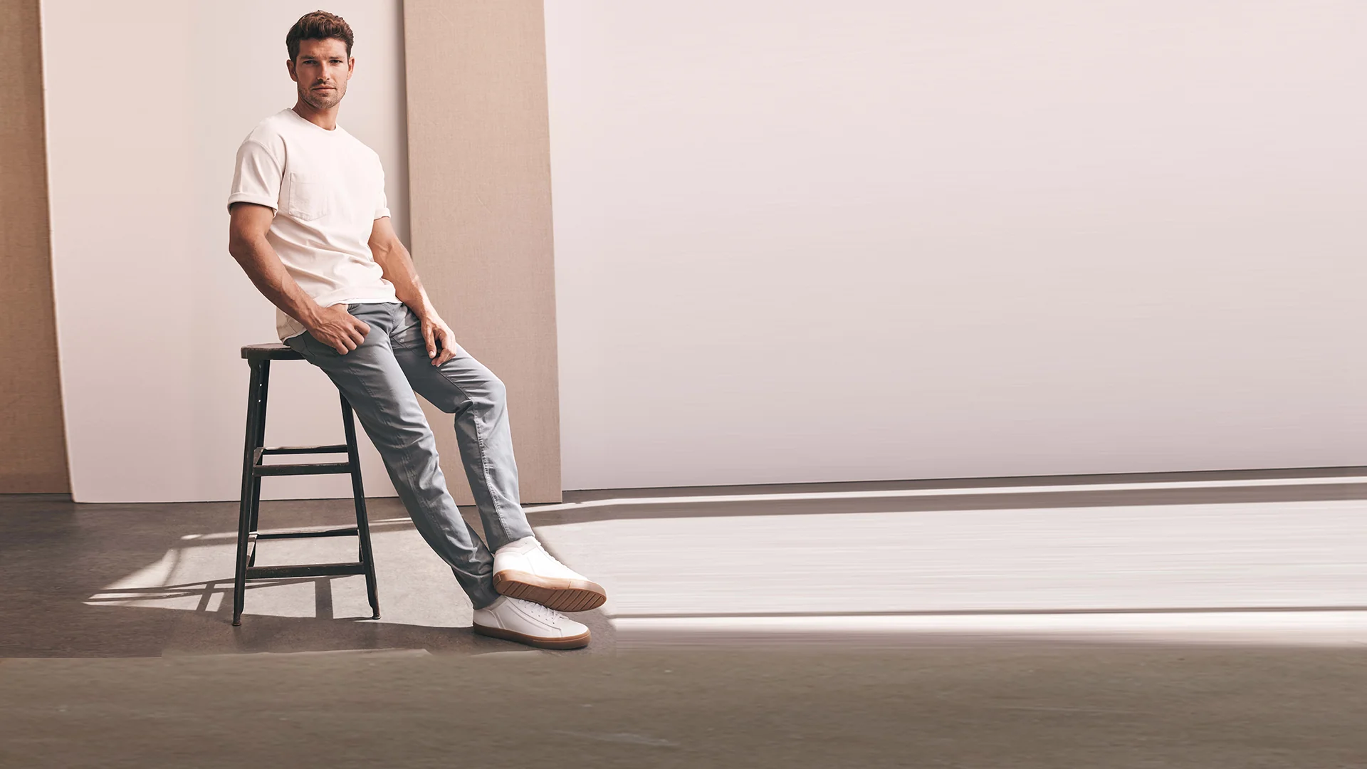 Courage Straight Leg In Shark Twill - Image 9