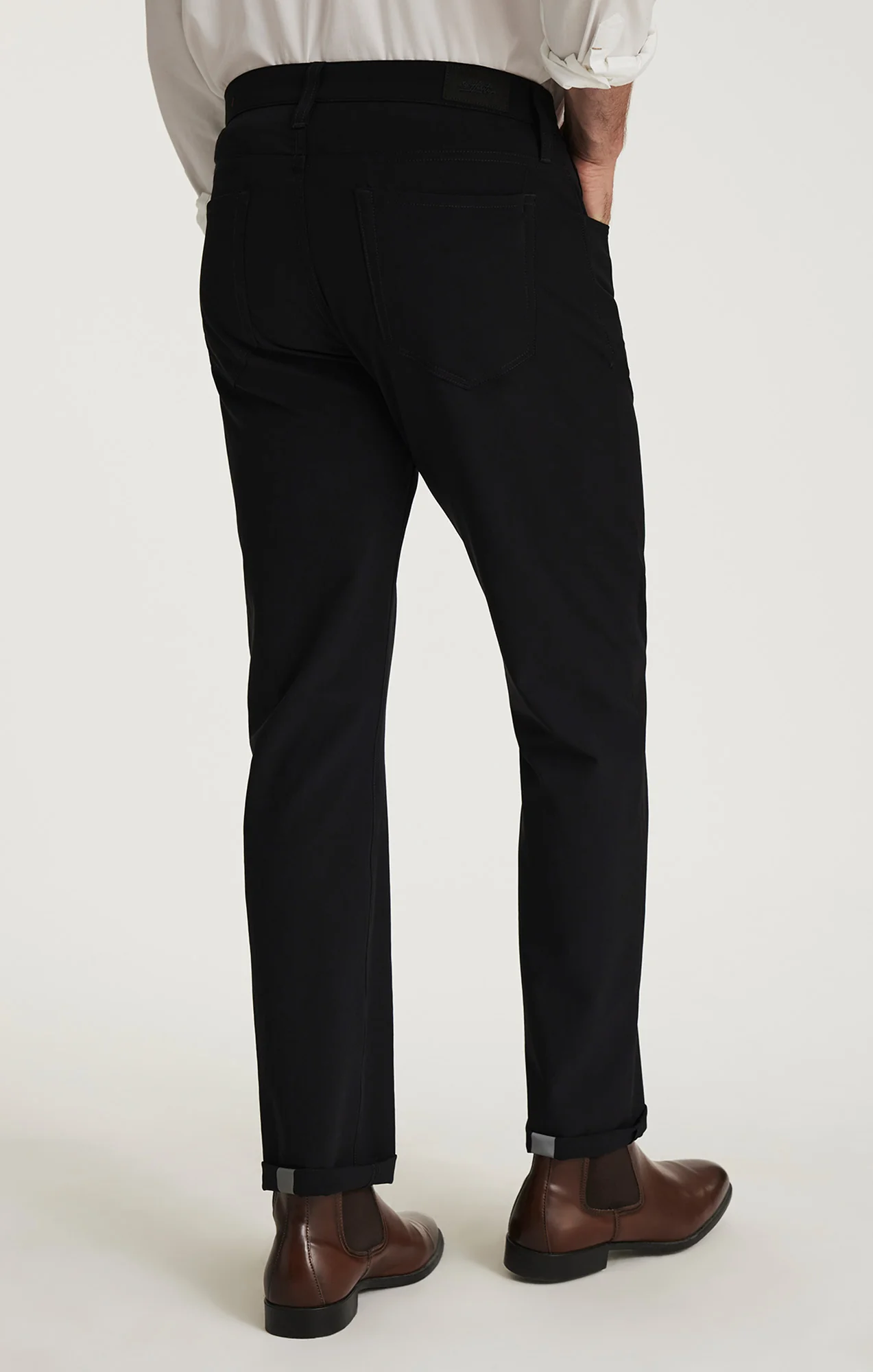 Courage Straight Commuter Pants in Black Luxe - Image 4