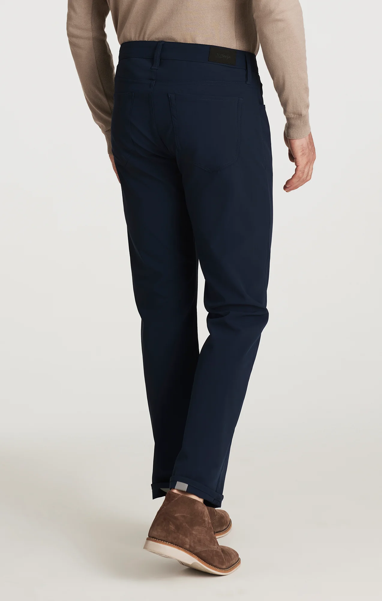 Courage Straight Commuter Pants in Navy Luxe - Image 5