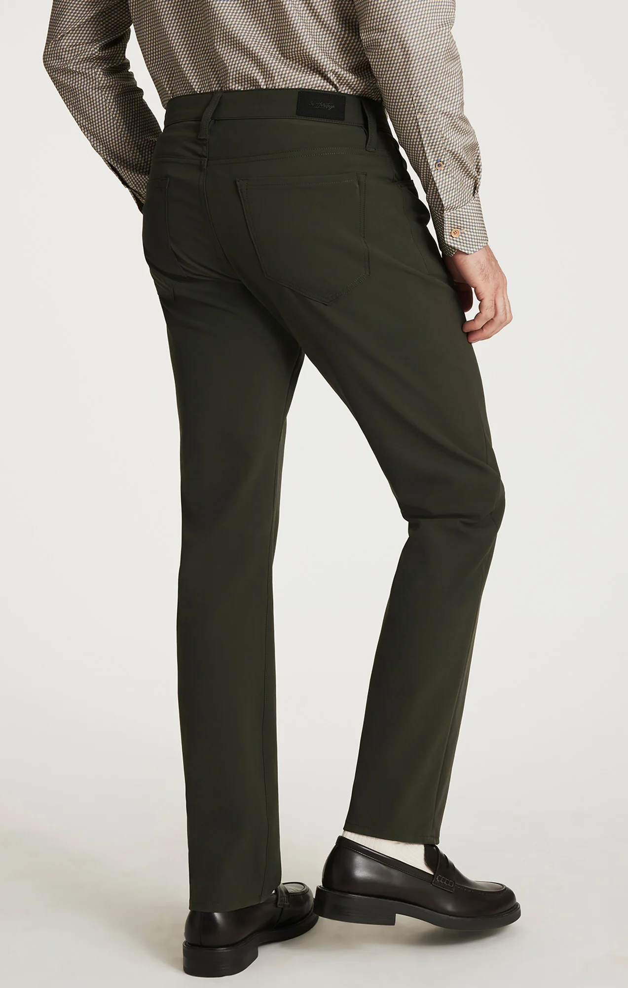 Courage Straight Commuter Pants in Peat Luxe - Image 3