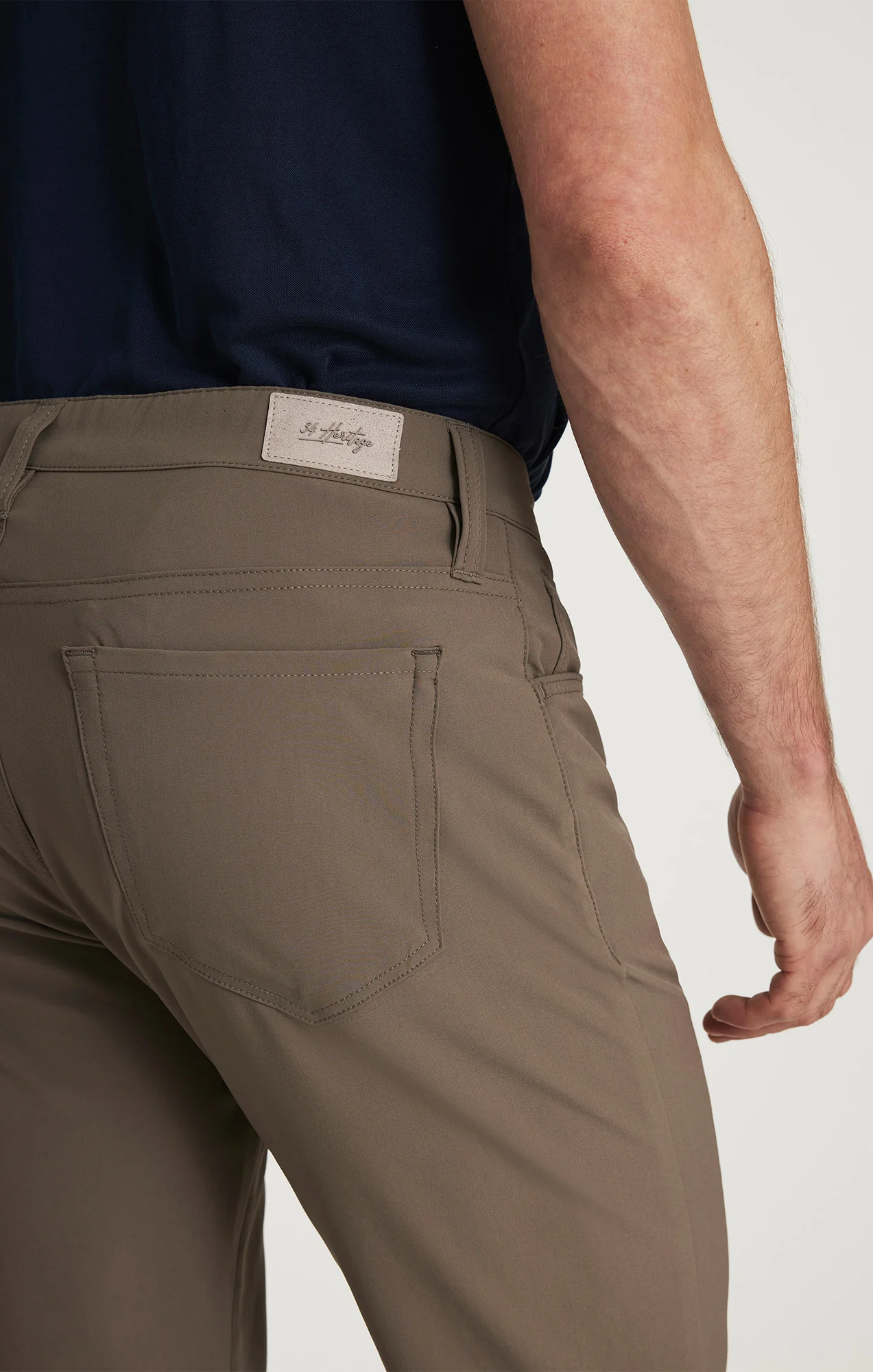 Courage Straight Commuter Pants in Taupe Luxe - Image 4