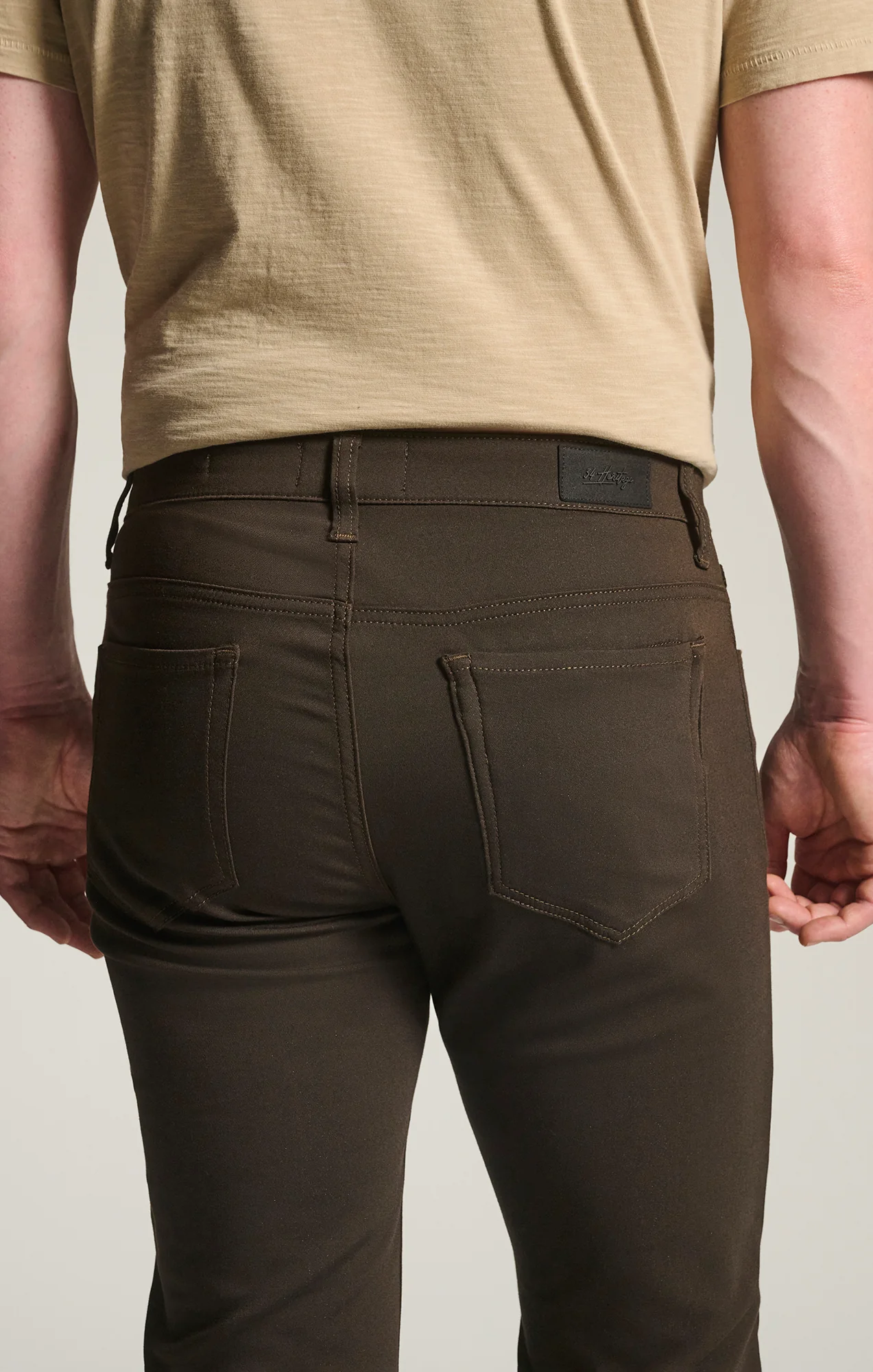 Courage Straight Leg Commuter Pants in Brown - Image 4