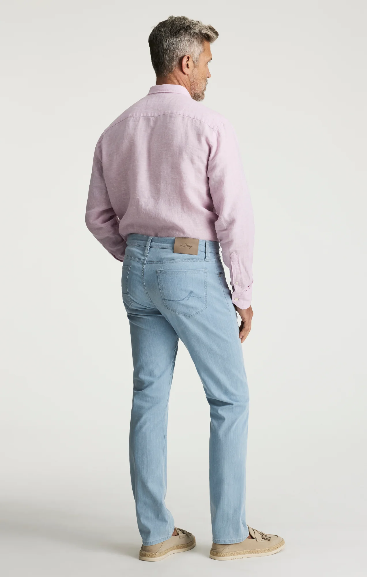 Courage Straight Leg Jeans In Bleach Kona - Image 3