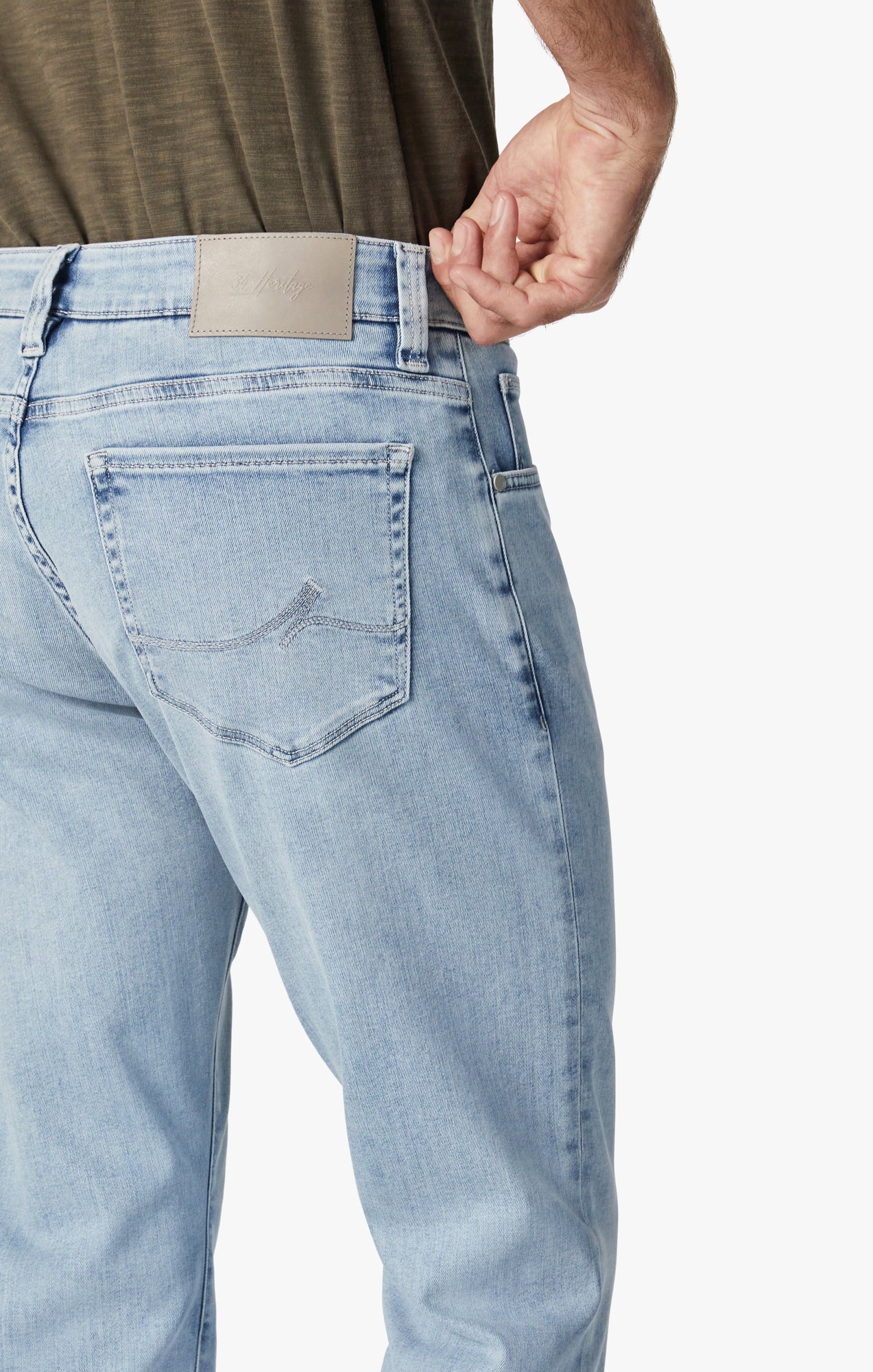 Courage Straight Leg Jeans In Bleached Urban - Image 5