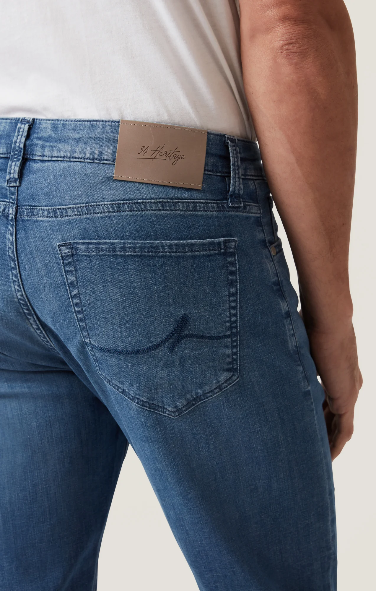 Courage Straight Leg Jeans in Dark Blue Kona - Image 5