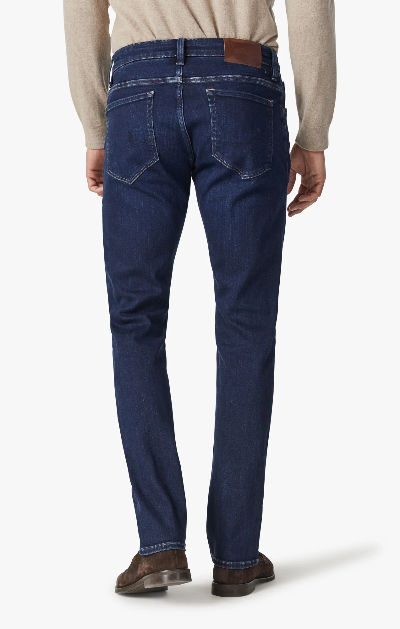 Courage Straight Leg Jeans In Dark Brushed Organic - Image 4