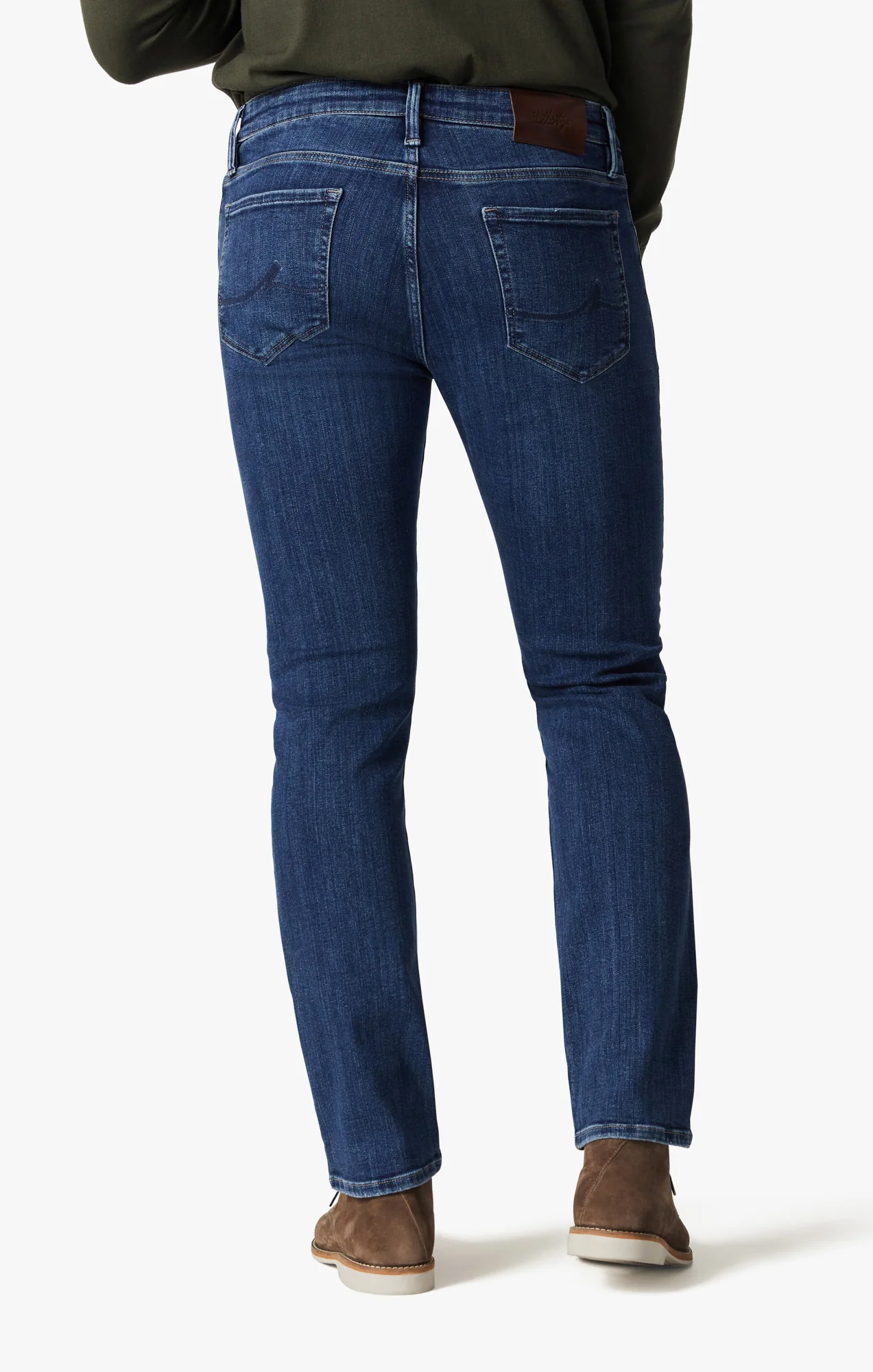 Courage Straight Leg Jeans in Deep Brushed Organic - Image 4
