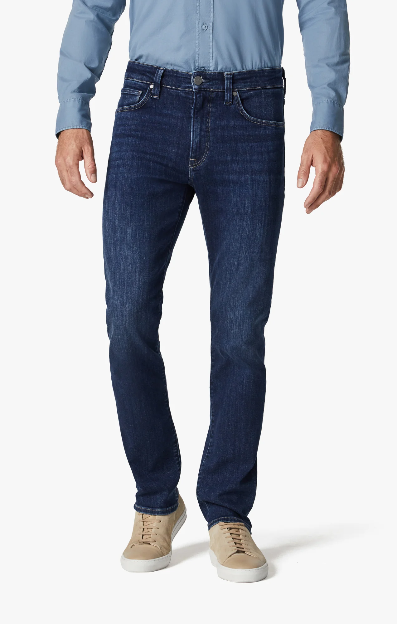 Courage Straight Leg Jeans In Deep Brushed Organic - Image 2