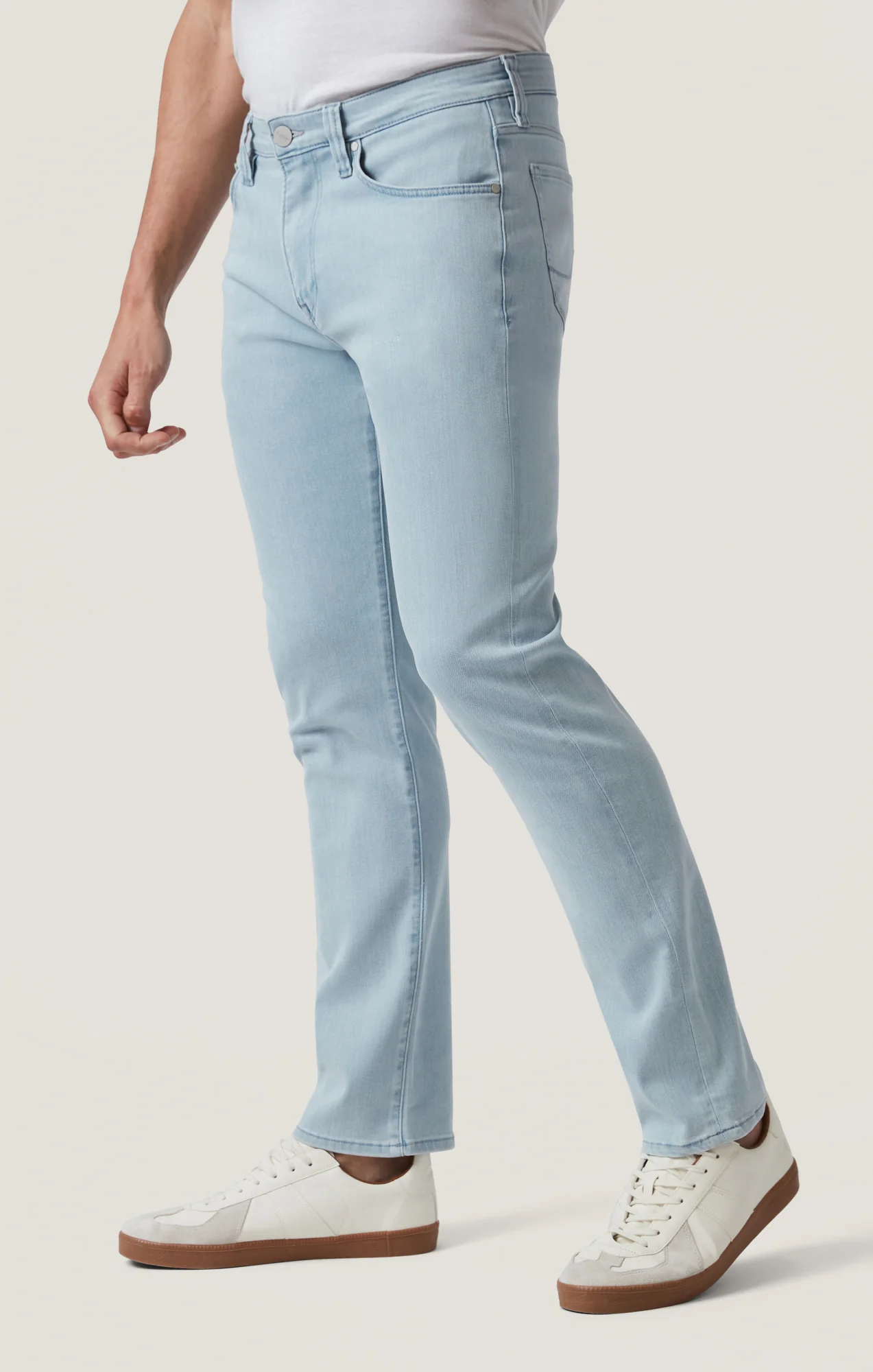 Courage Straight Leg Jeans in Ice Blue Urban - Image 3