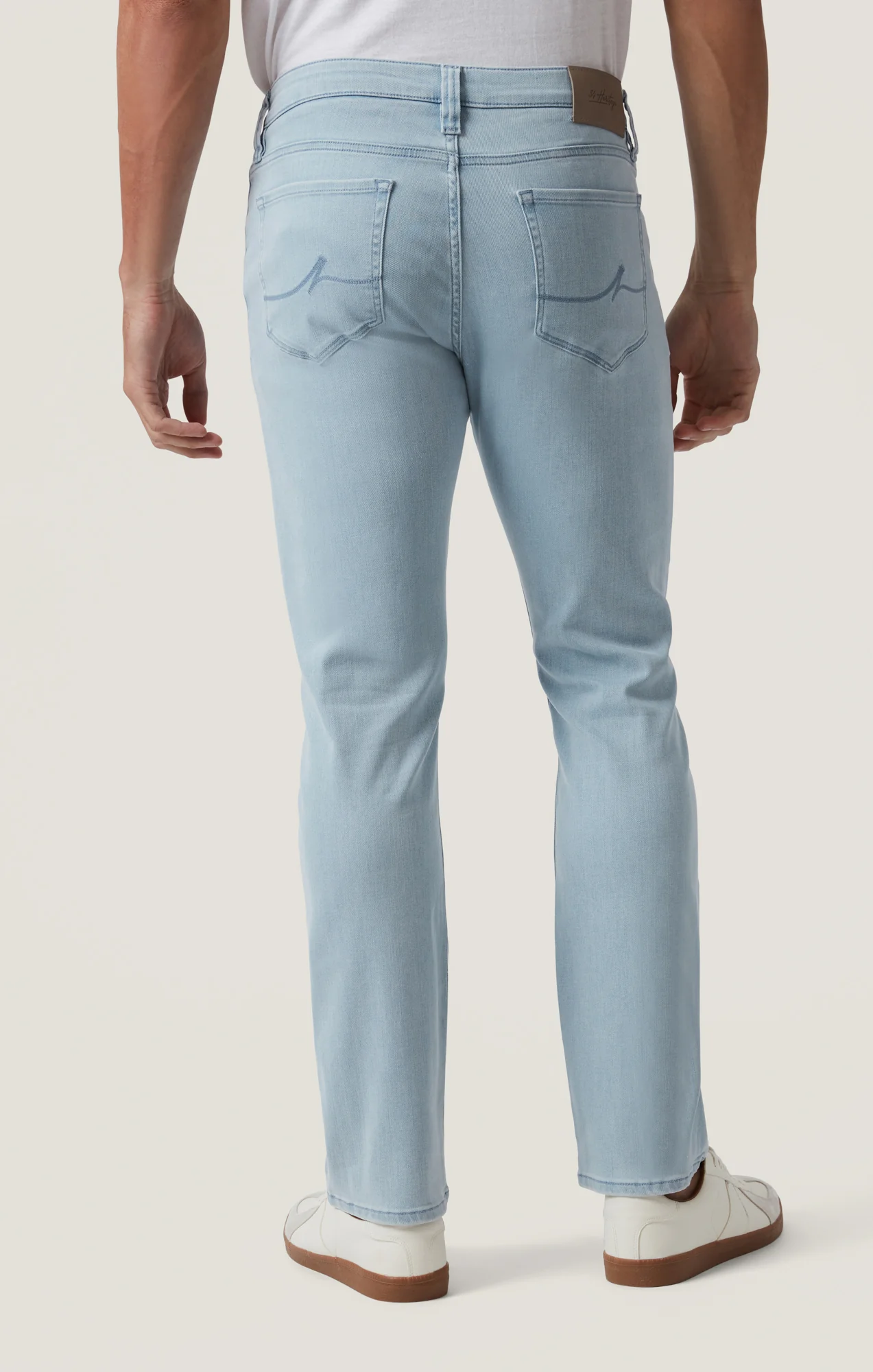 Courage Straight Leg Jeans in Ice Blue Urban - Image 4