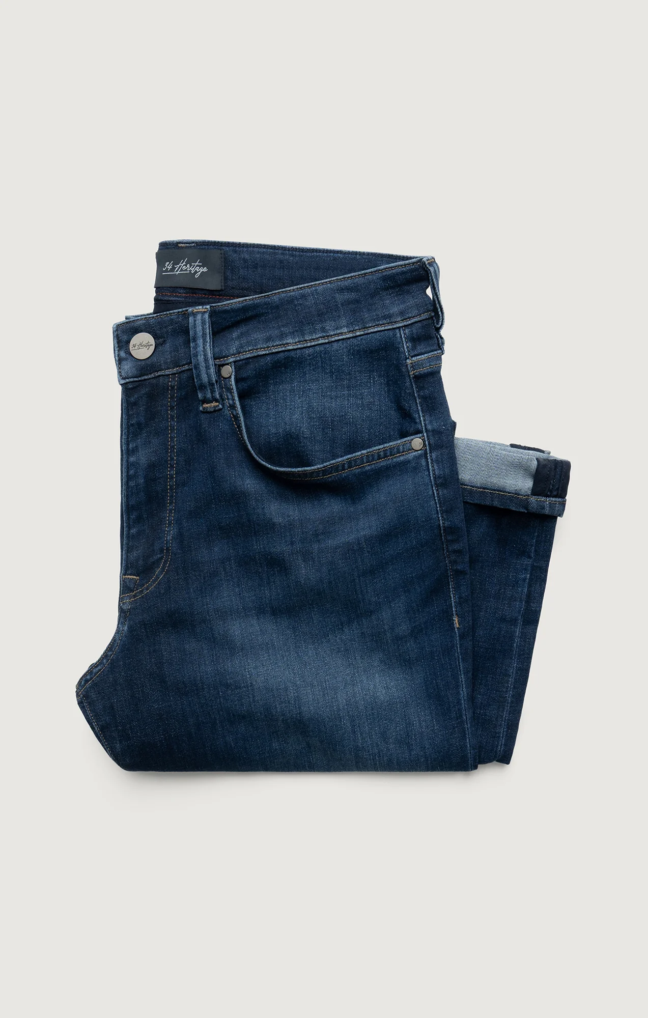 Charisma Relaxed Straight Jeans in Indigo Brushed Organic Ultra - Image 8