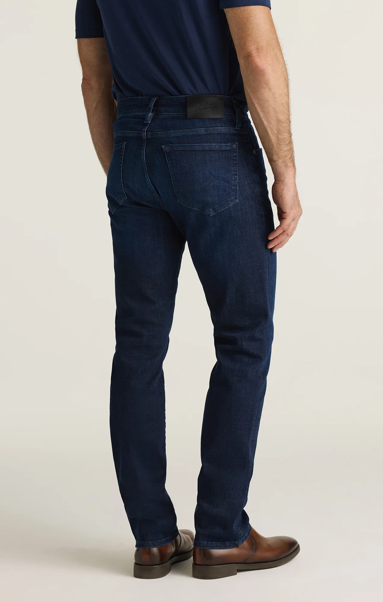 Courage Straight Leg Jeans in Ink Organic Ultra - Image 4