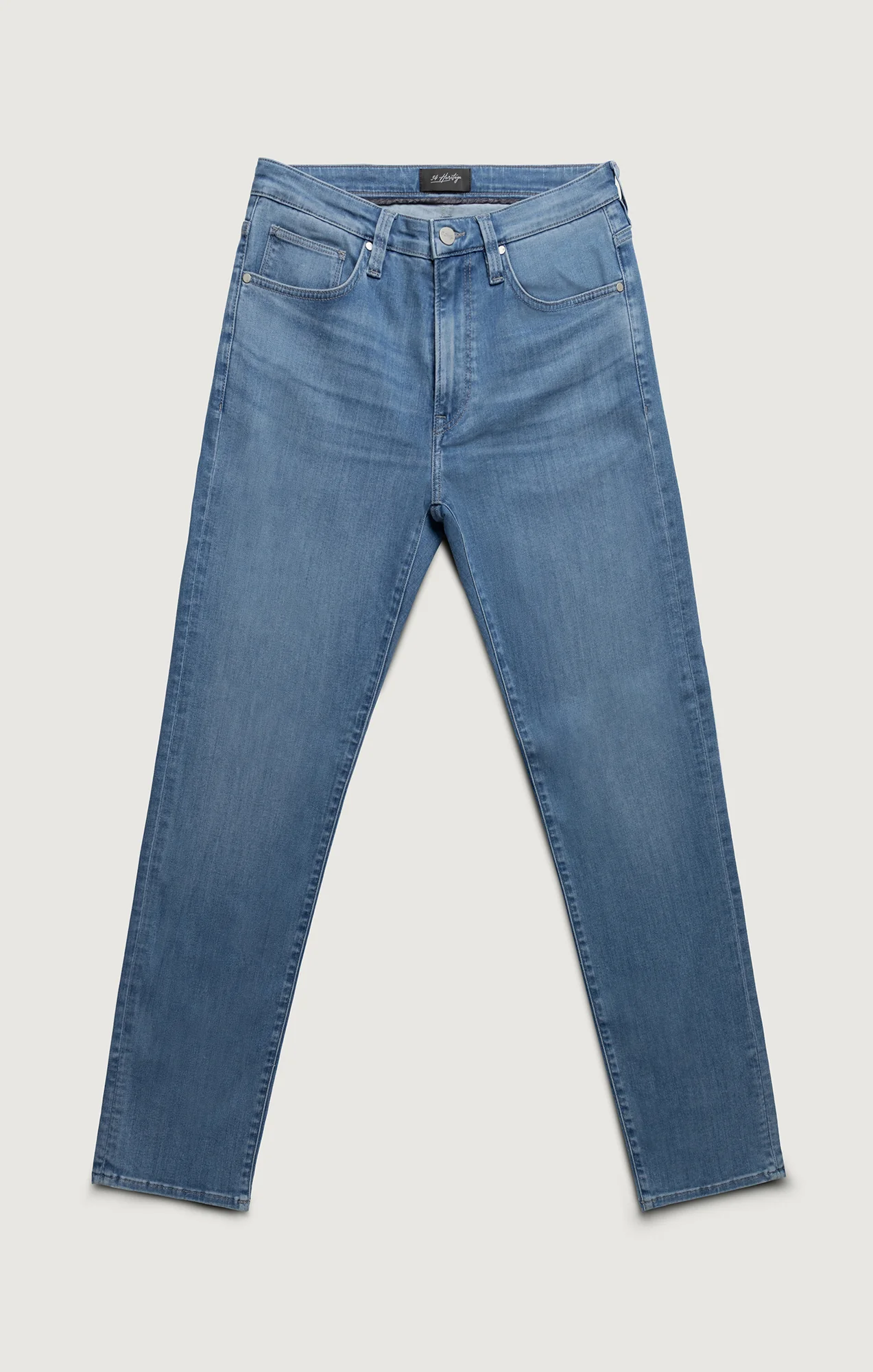 Courage Straight Leg Jeans In Light Brushed Urban - Image 7