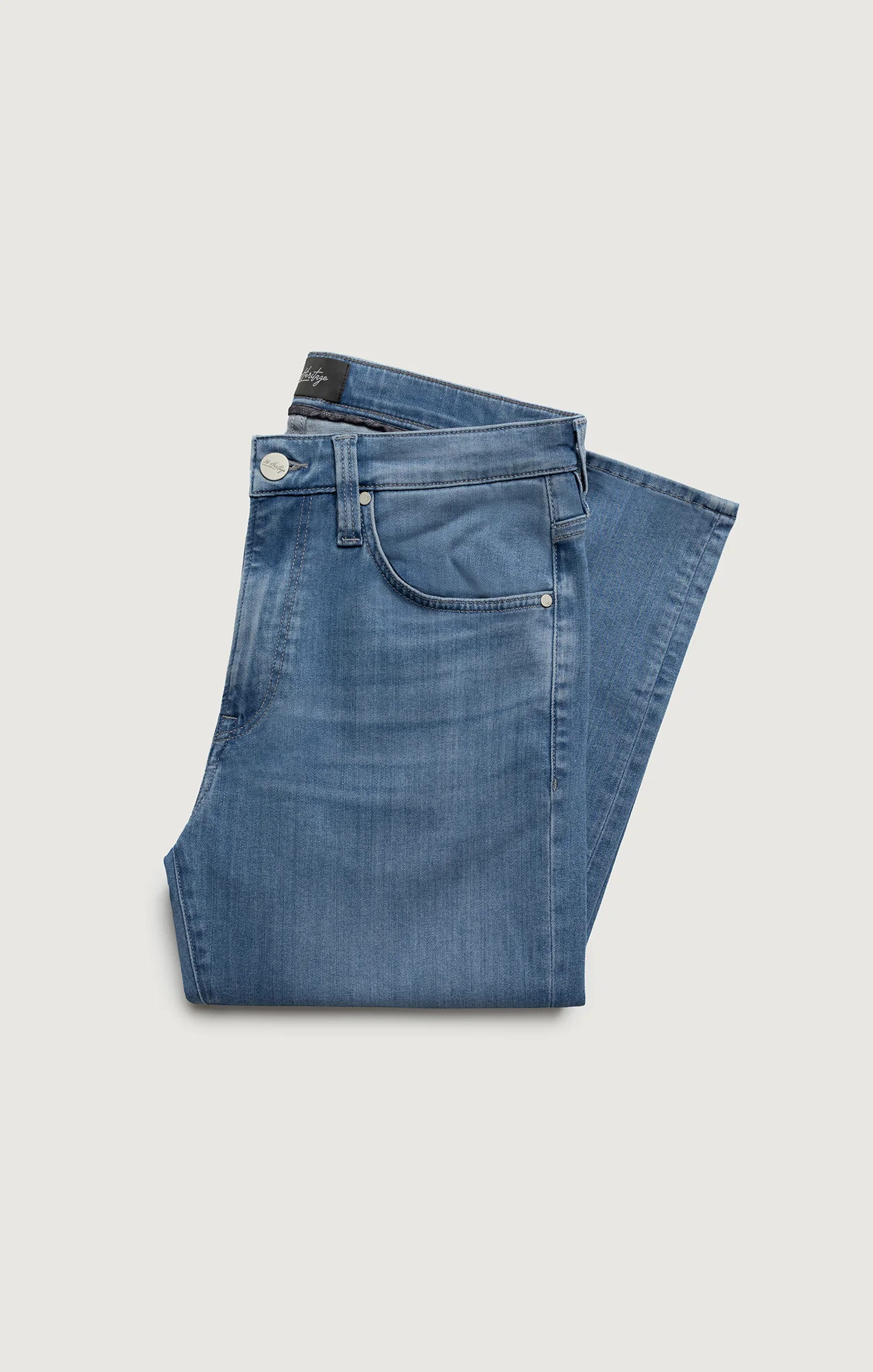 Courage Straight Leg Jeans In Light Brushed Urban - Image 9