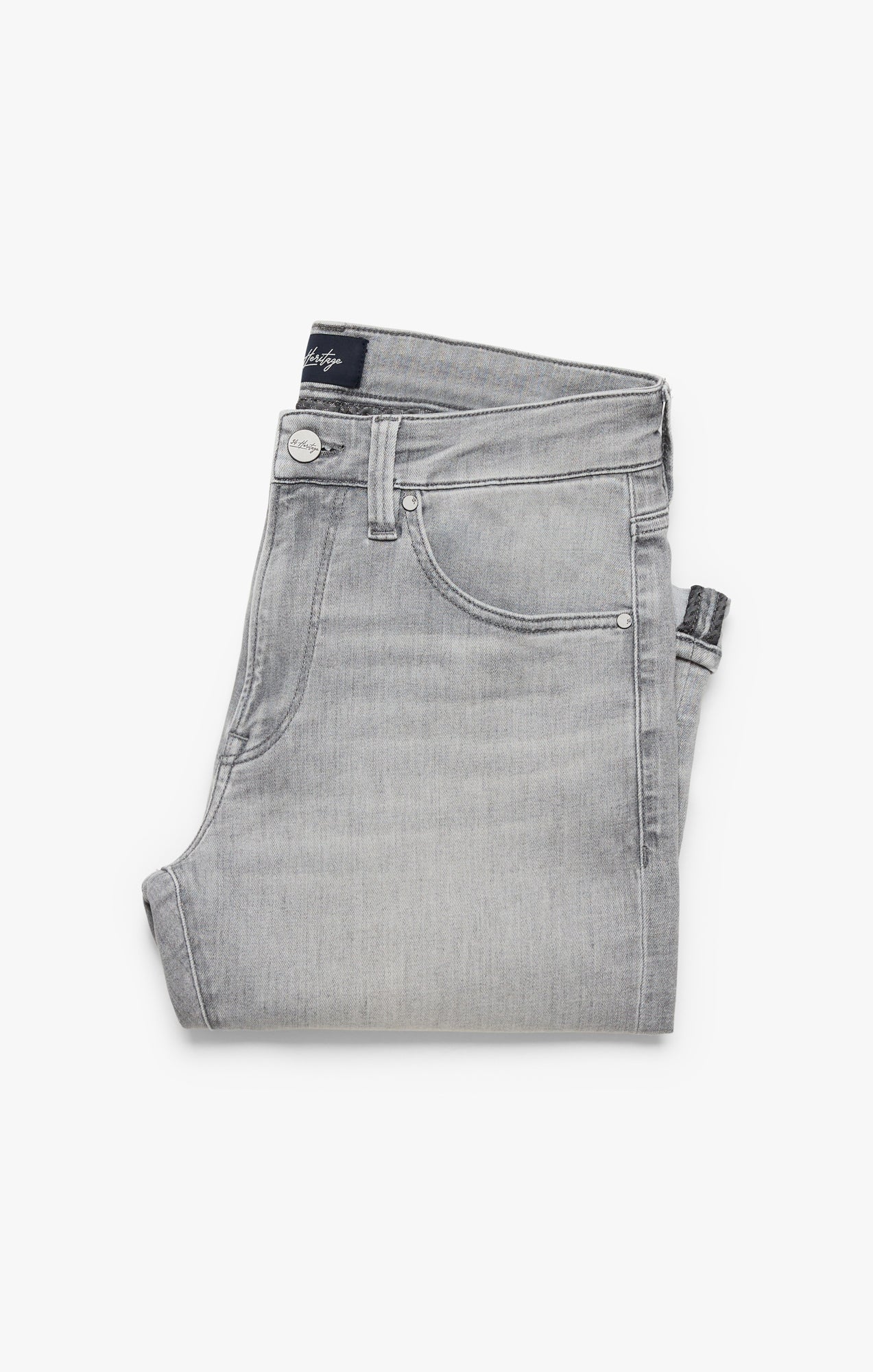 Courage Straight Leg Jeans In Light Grey Urban - Image 7