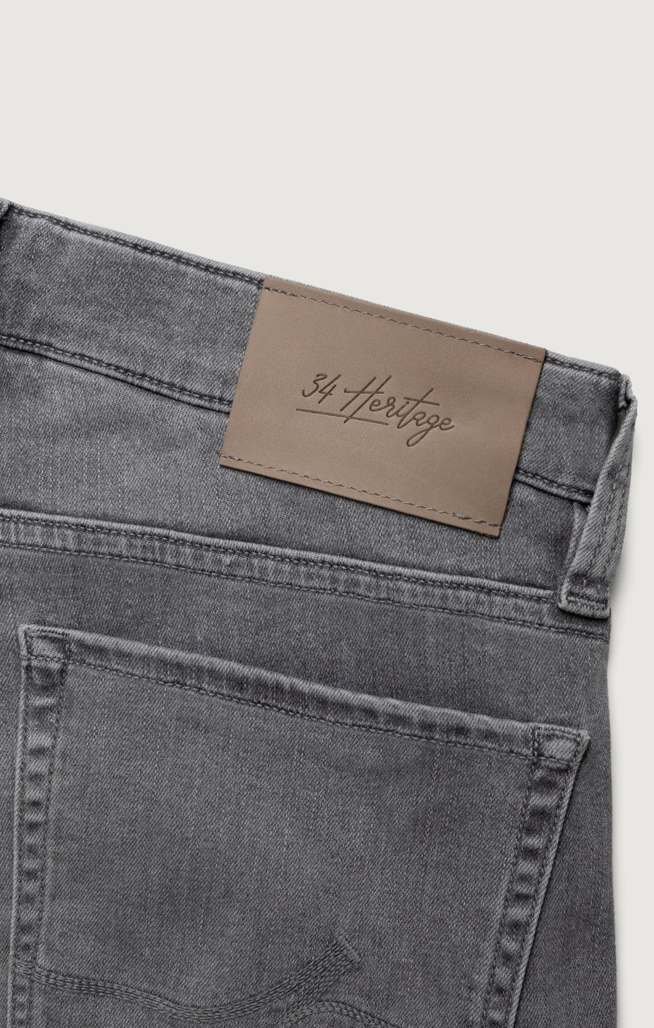 Courage Straight Leg Jeans In Light Smoke Brushed Urban - Image 10
