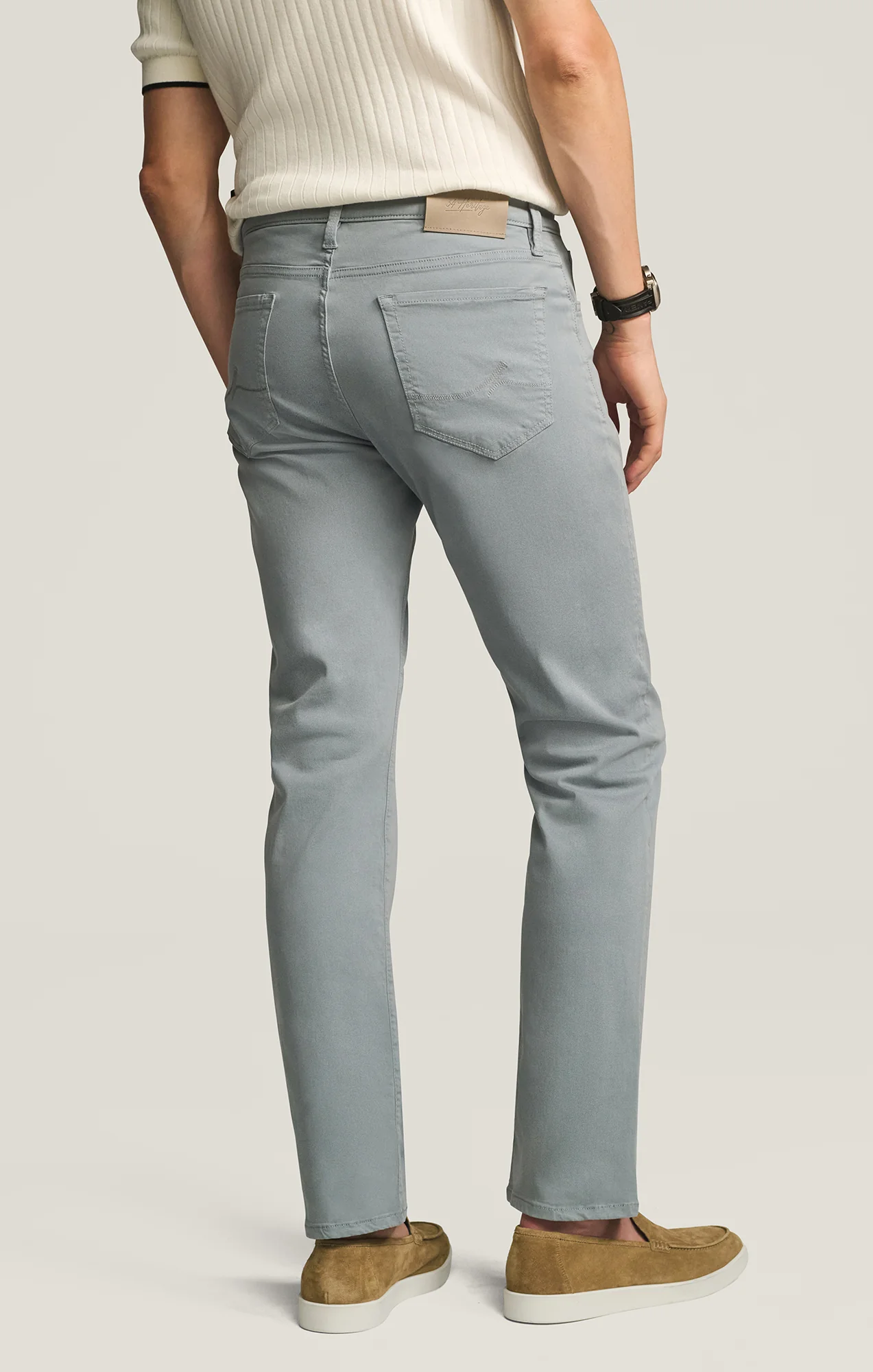 Courage Straight Leg Pants in Alloy Twill - Image 3
