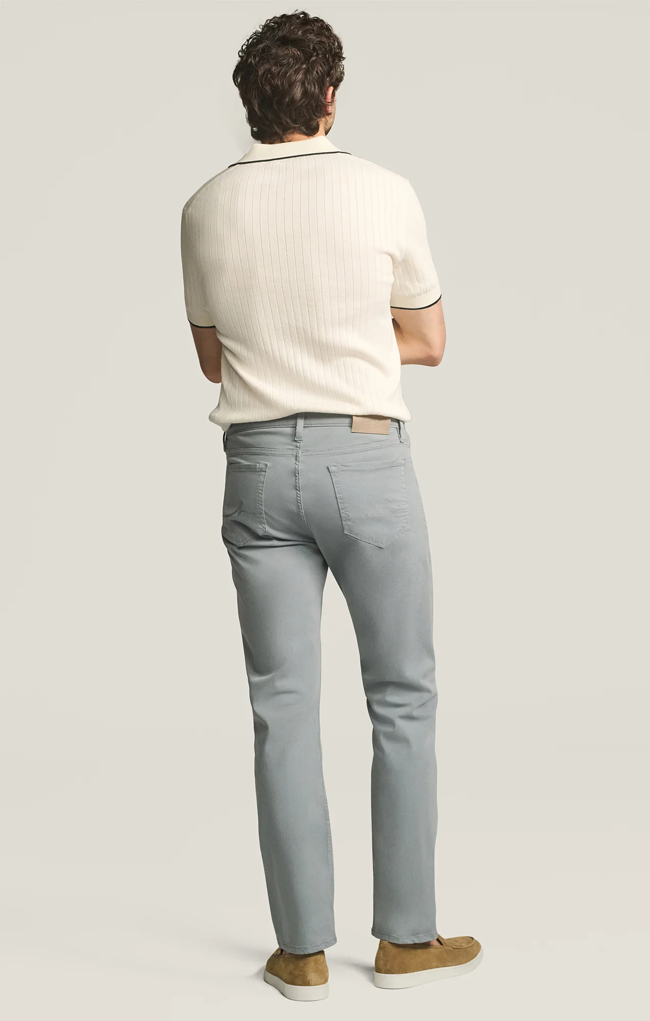 Courage Straight Leg Pants in Alloy Twill - Image 5